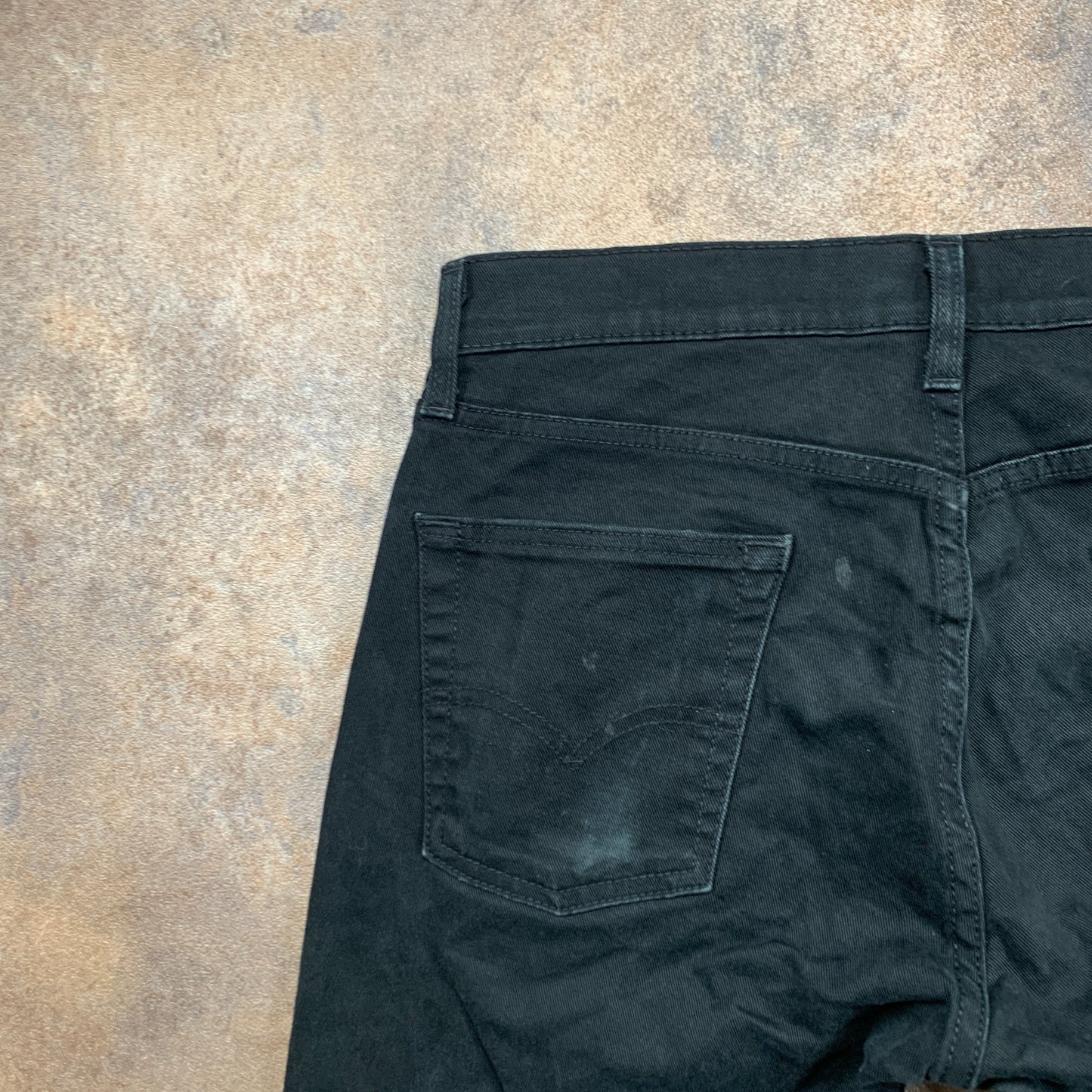 LEVI'S 513 Jeans W29 L32 Mens Slim Fit Black