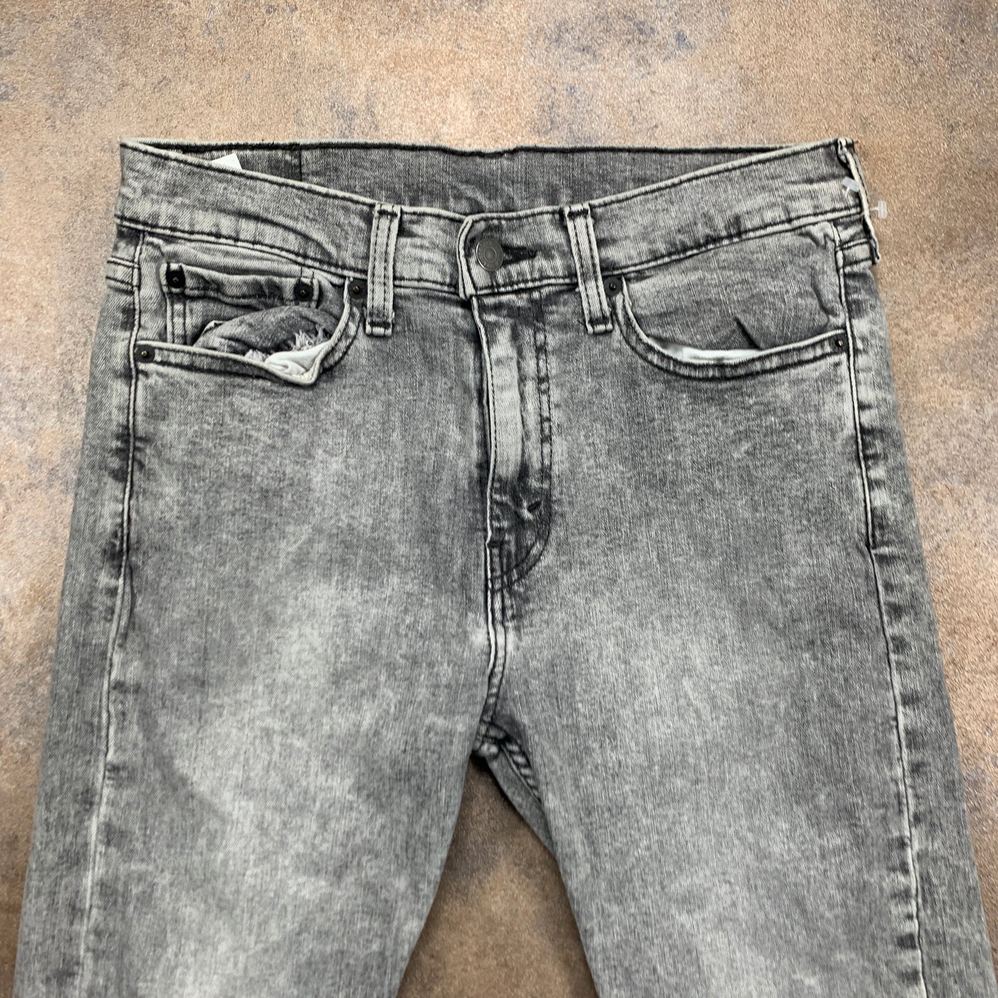 LEVI'S 510 Jeans W31 L28 Mens Skinny Fit Grey