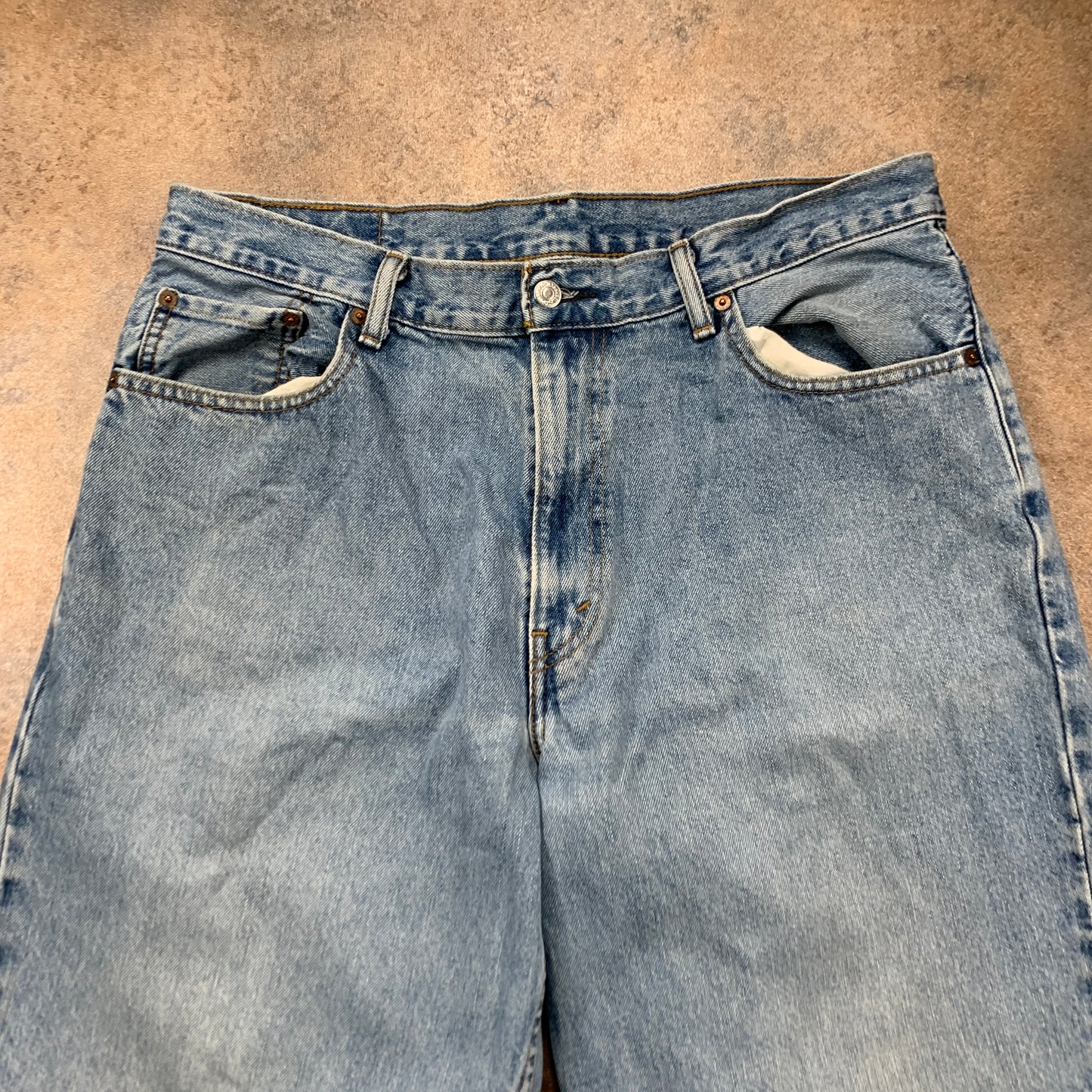 LEVI'S 560 Jeans W36 L32 Mens Relaxed Fit Tapered Blue 90s