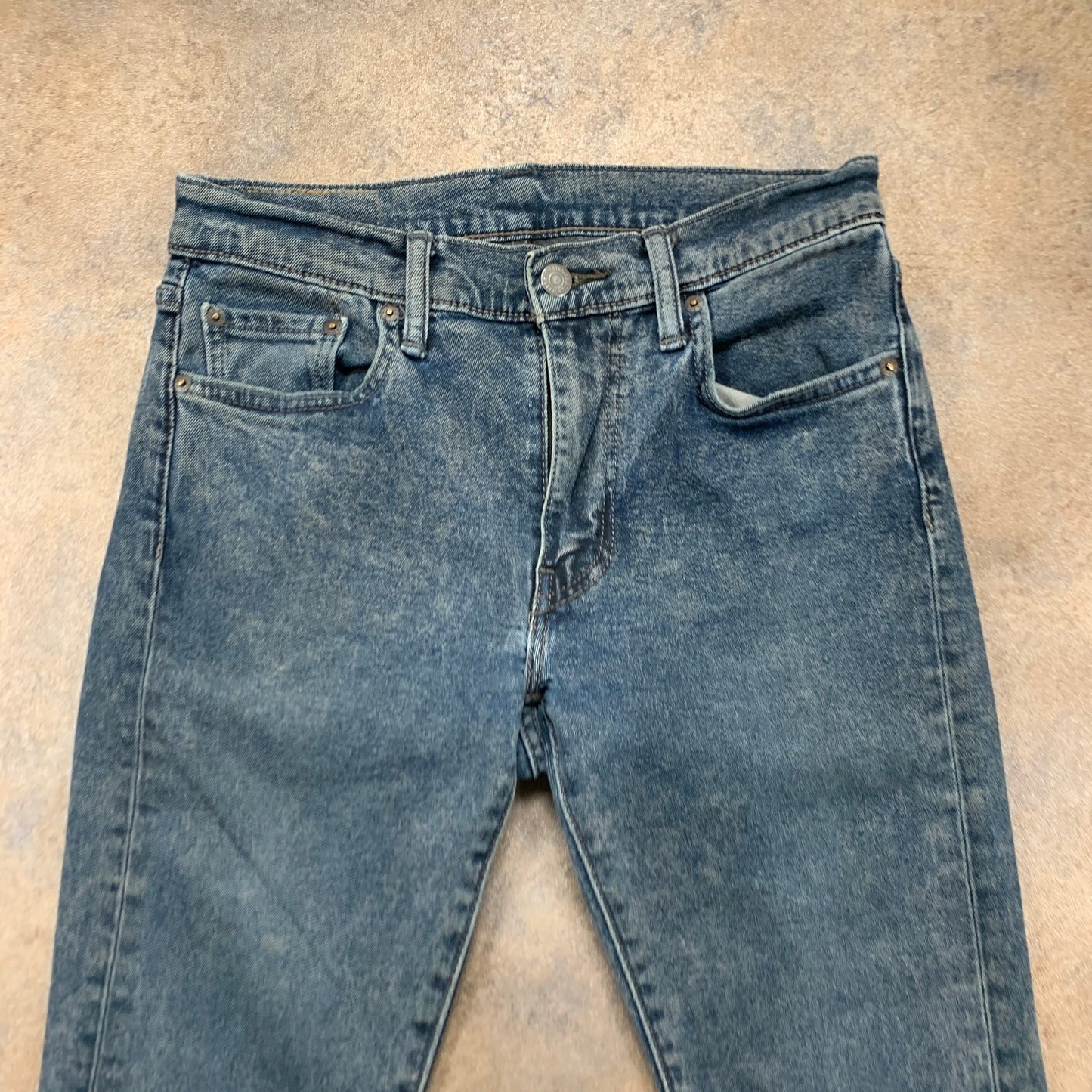 LEVI'S 519 Jeans W30 L30 Mens Skinny Fit Blue
