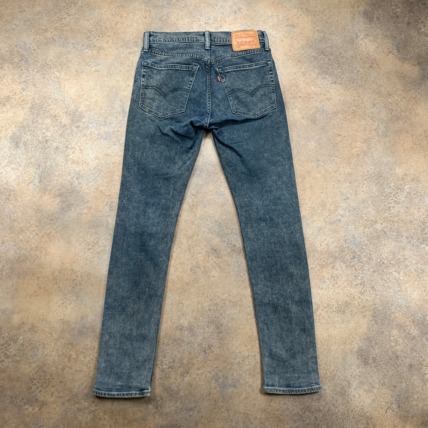 LEVI'S 519 Jeans W30 L30 Mens Skinny Fit Blue