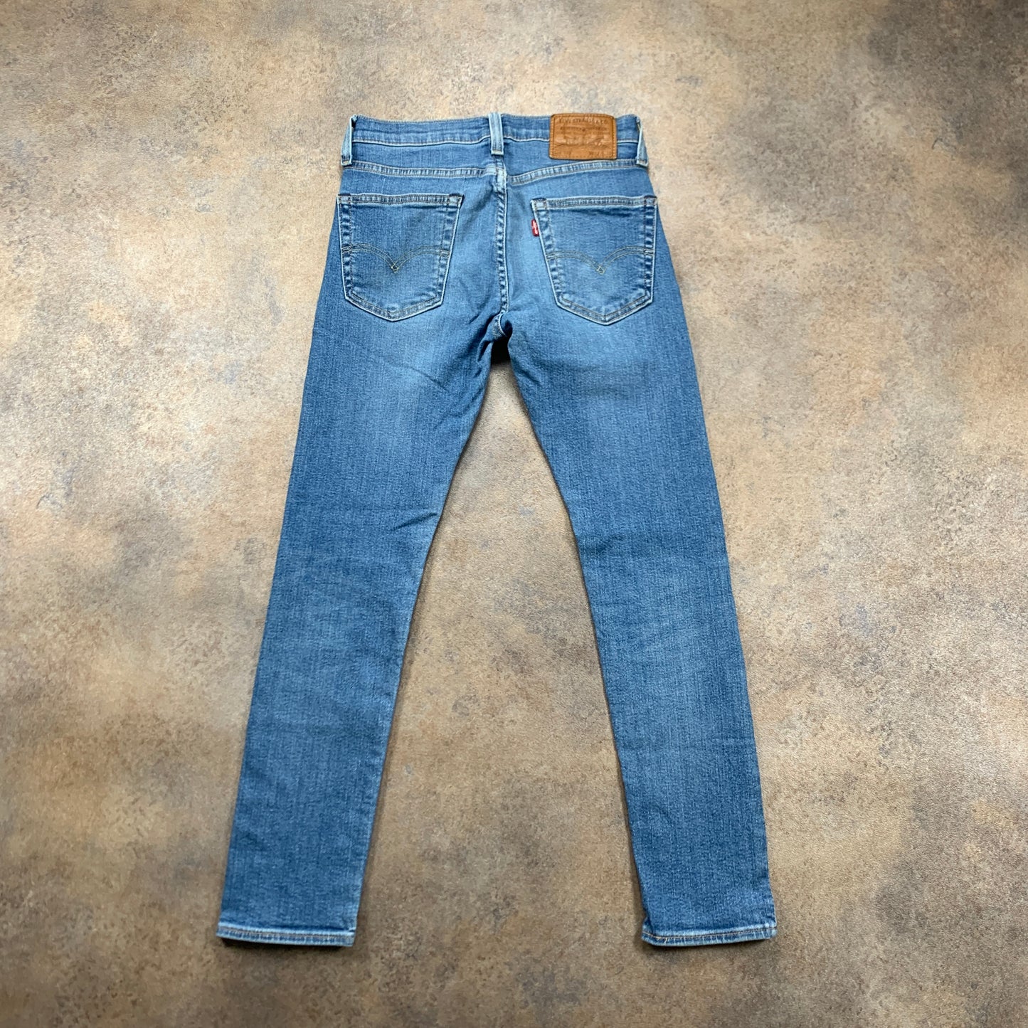LEVI'S 519 Jeans W27 L28 Mens Skinny Fit Blue