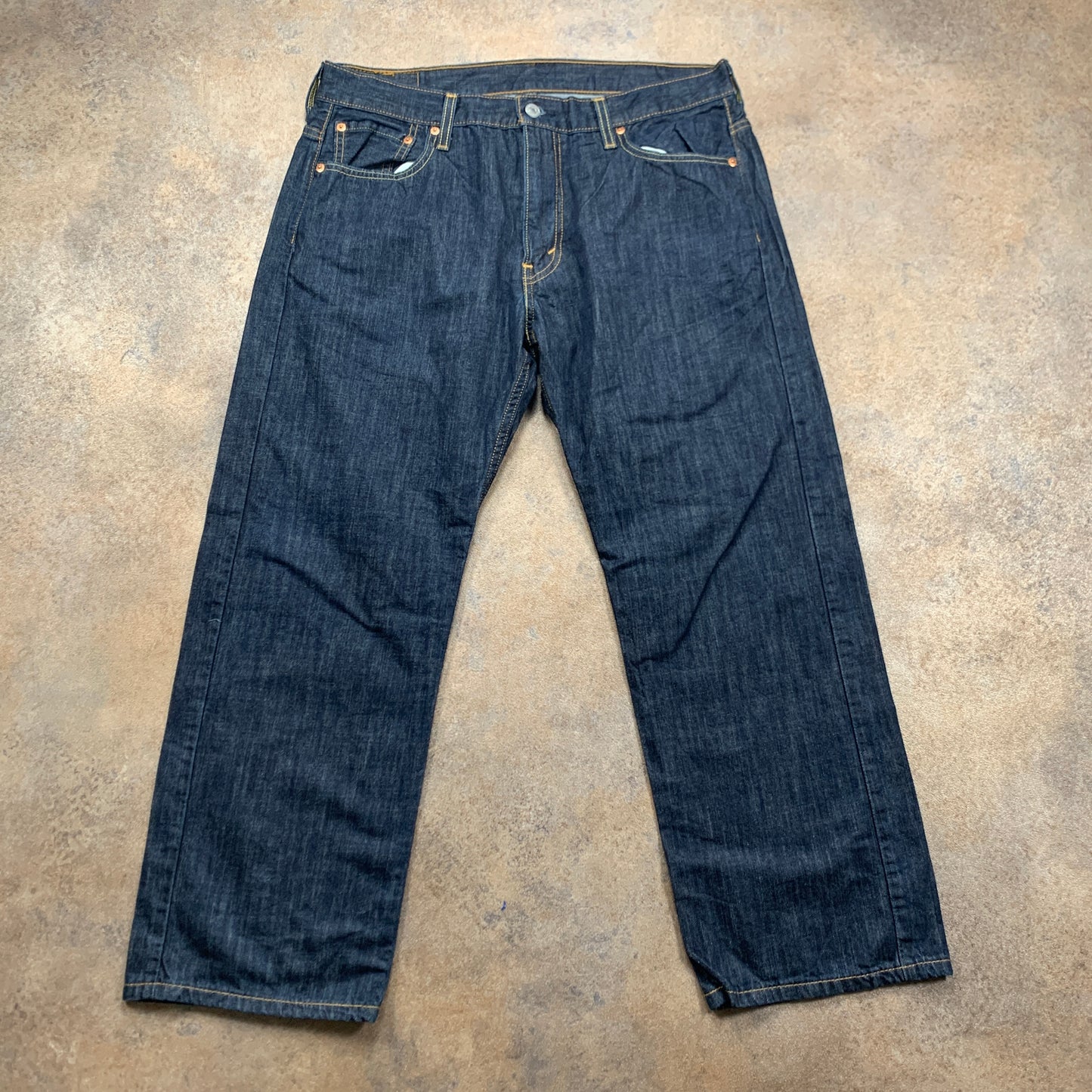 LEVI'S 569 Jeans W34 L27 Mens Relaxed Fit Straight Blue