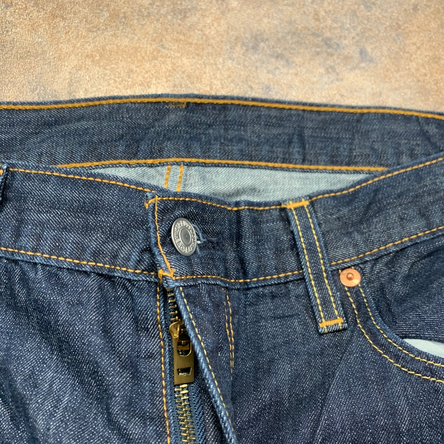 LEVI'S 569 Jeans W34 L27 Mens Relaxed Fit Straight Blue