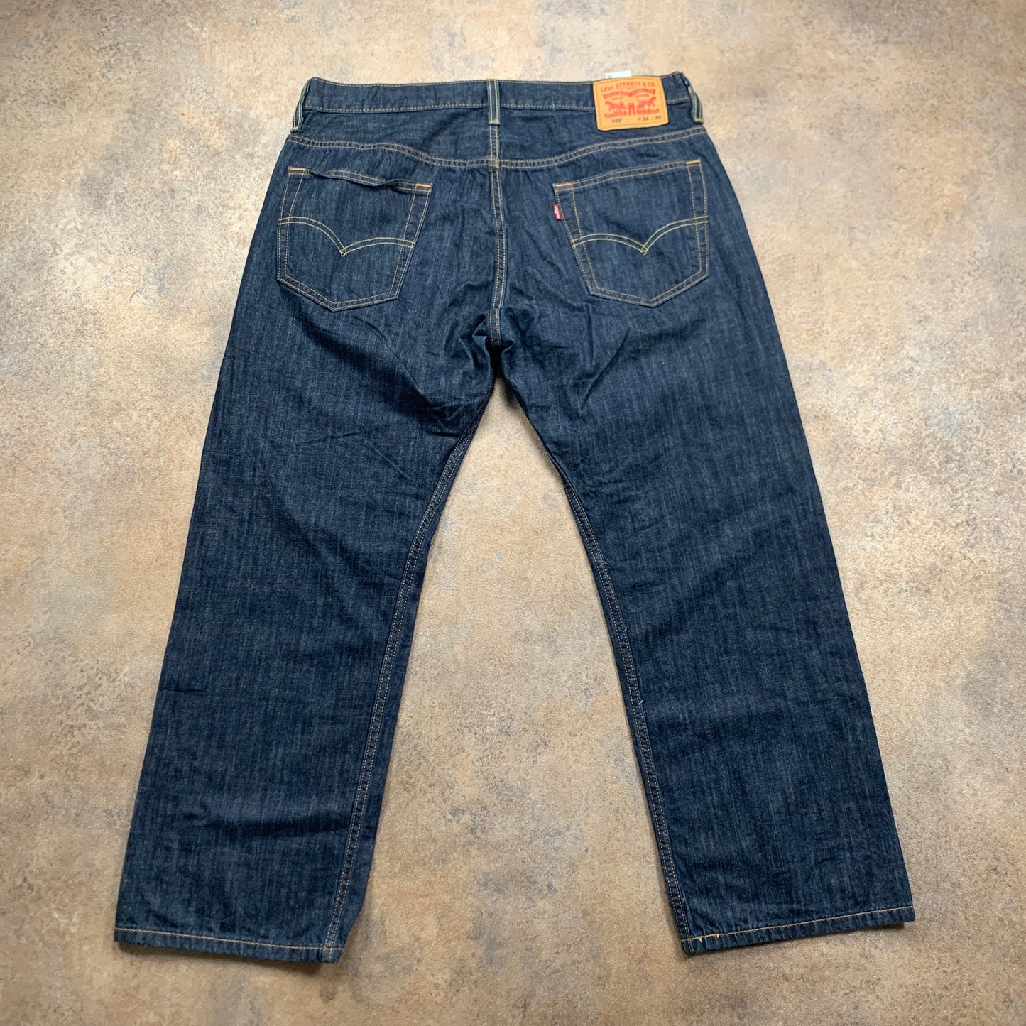 LEVI'S 569 Jeans W34 L27 Mens Relaxed Fit Straight Blue