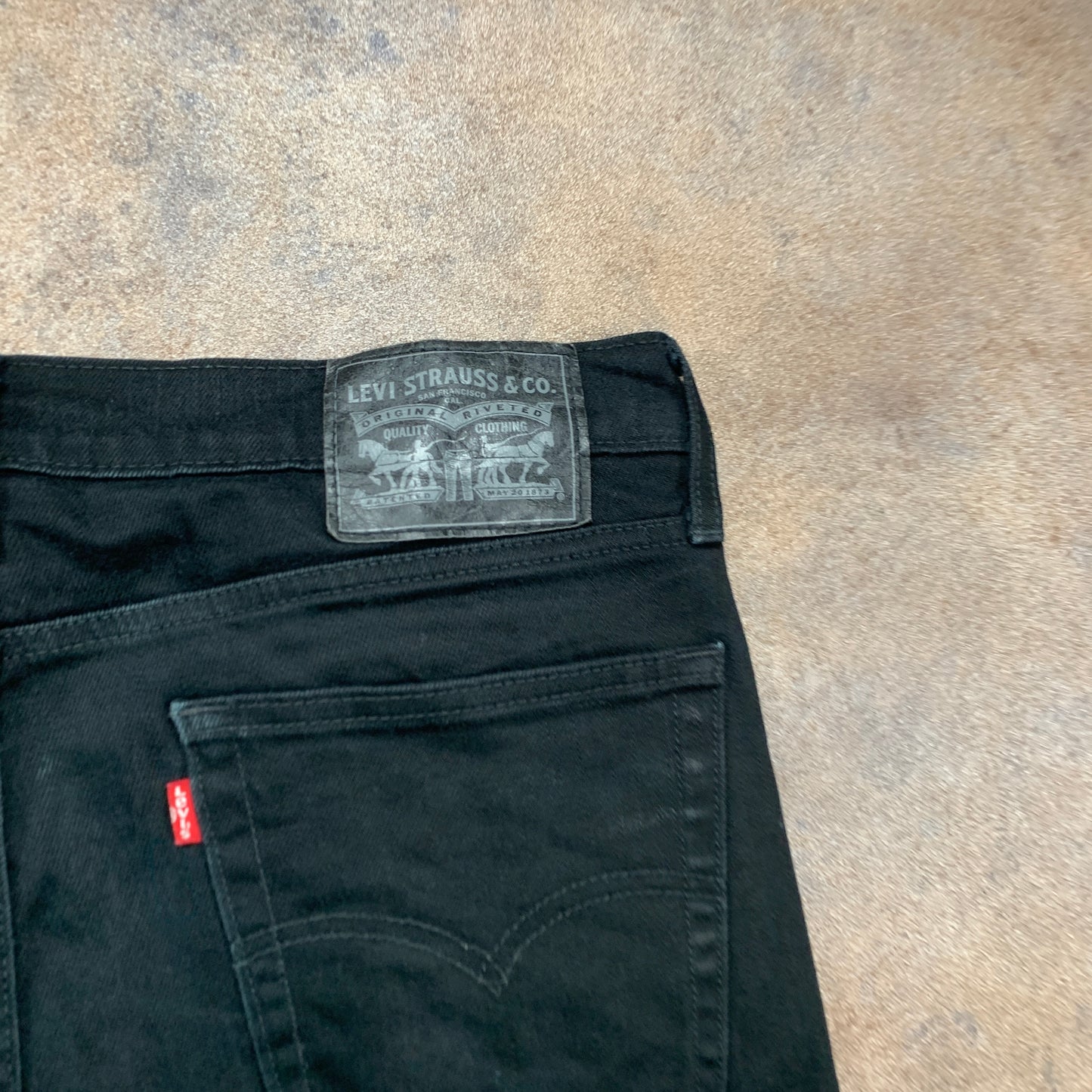 LEVI'S 510 Jeans W33 L30 Mens Skinny Fit Black