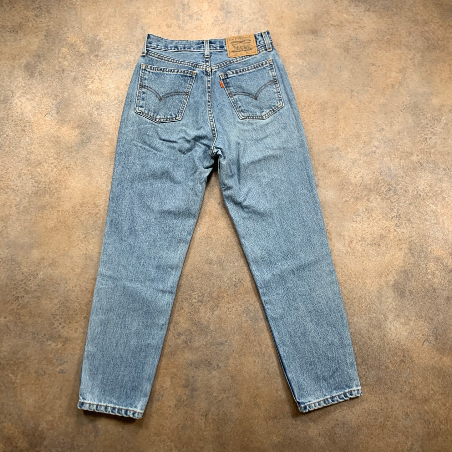 Vintage 1970s LEVI'S 891 Jeans W28 L28 Mens Slim Fit Tapered Blue 70s