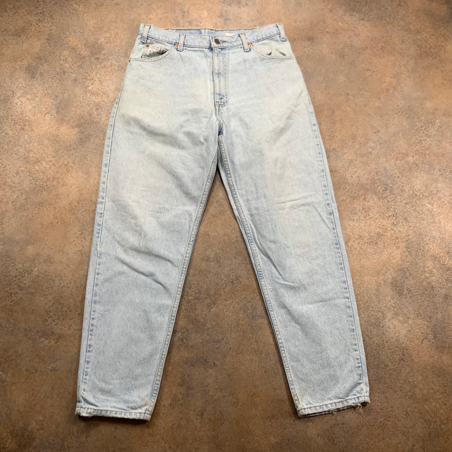 Vintage LEVI'S 550 Jeans W34 L30 Mens Relaxed Fit Tapered Blue 70s
