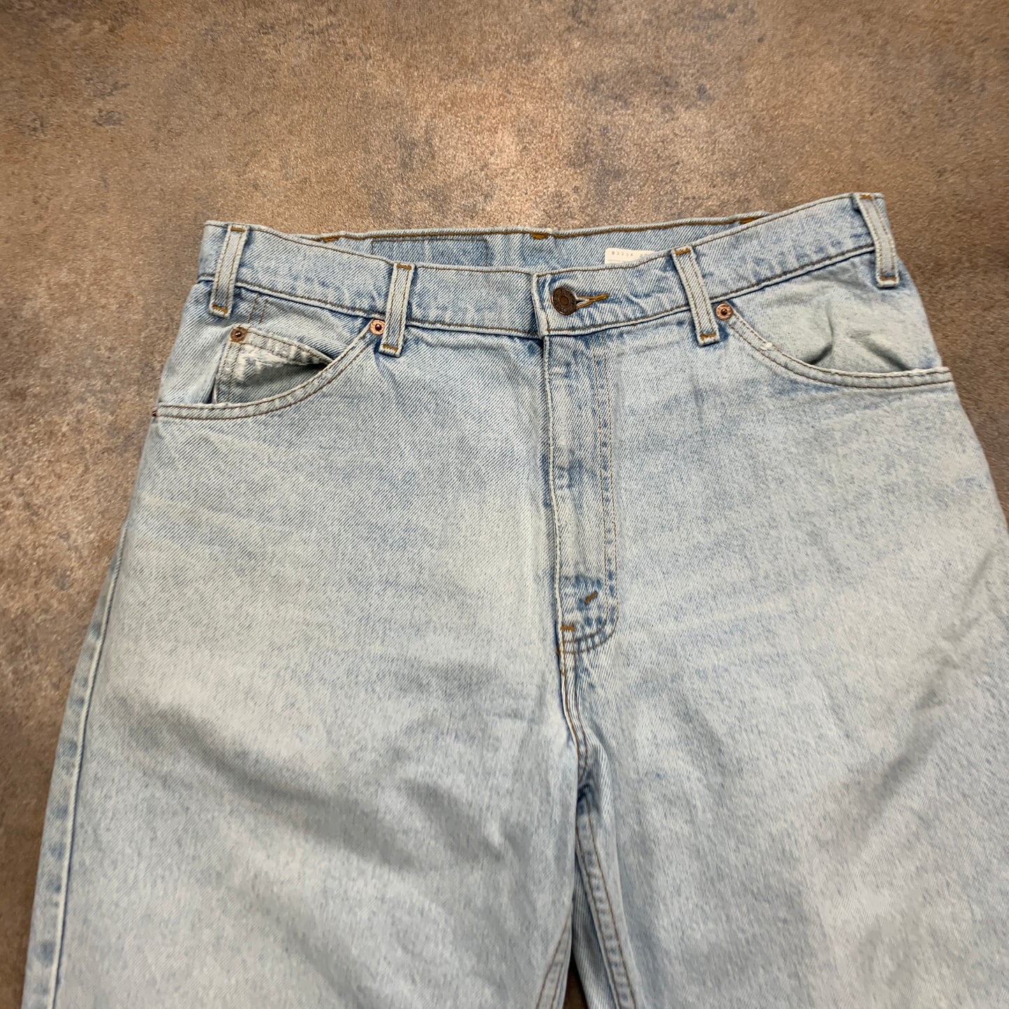 Vintage LEVI'S 550 Jeans W34 L30 Mens Relaxed Fit Tapered Blue 70s