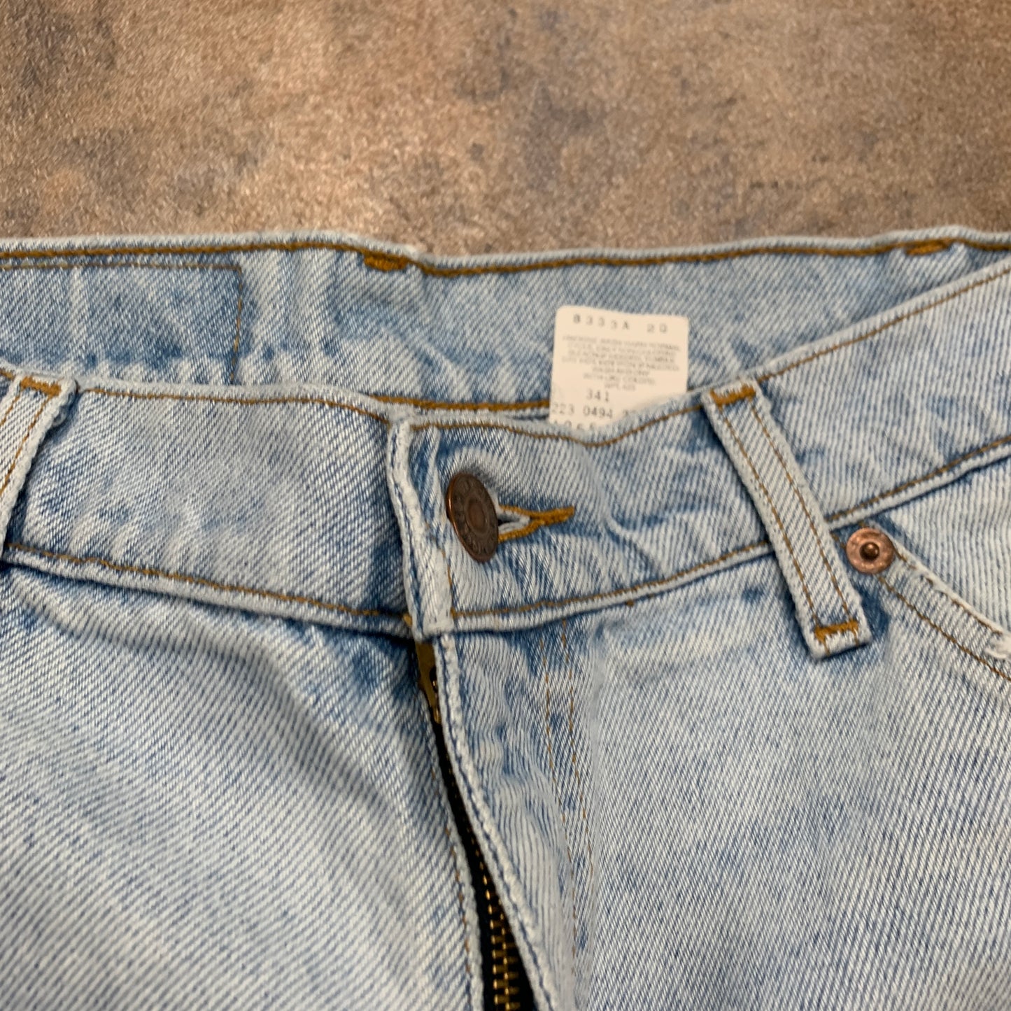 Vintage LEVI'S 550 Jeans W34 L30 Mens Relaxed Fit Tapered Blue 70s