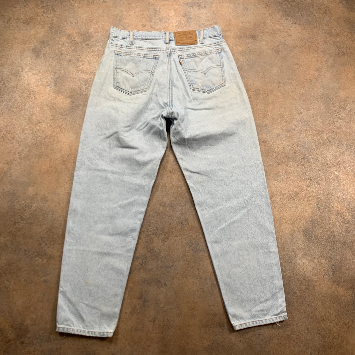 Vintage LEVI'S 550 Jeans W34 L30 Mens Relaxed Fit Tapered Blue 70s