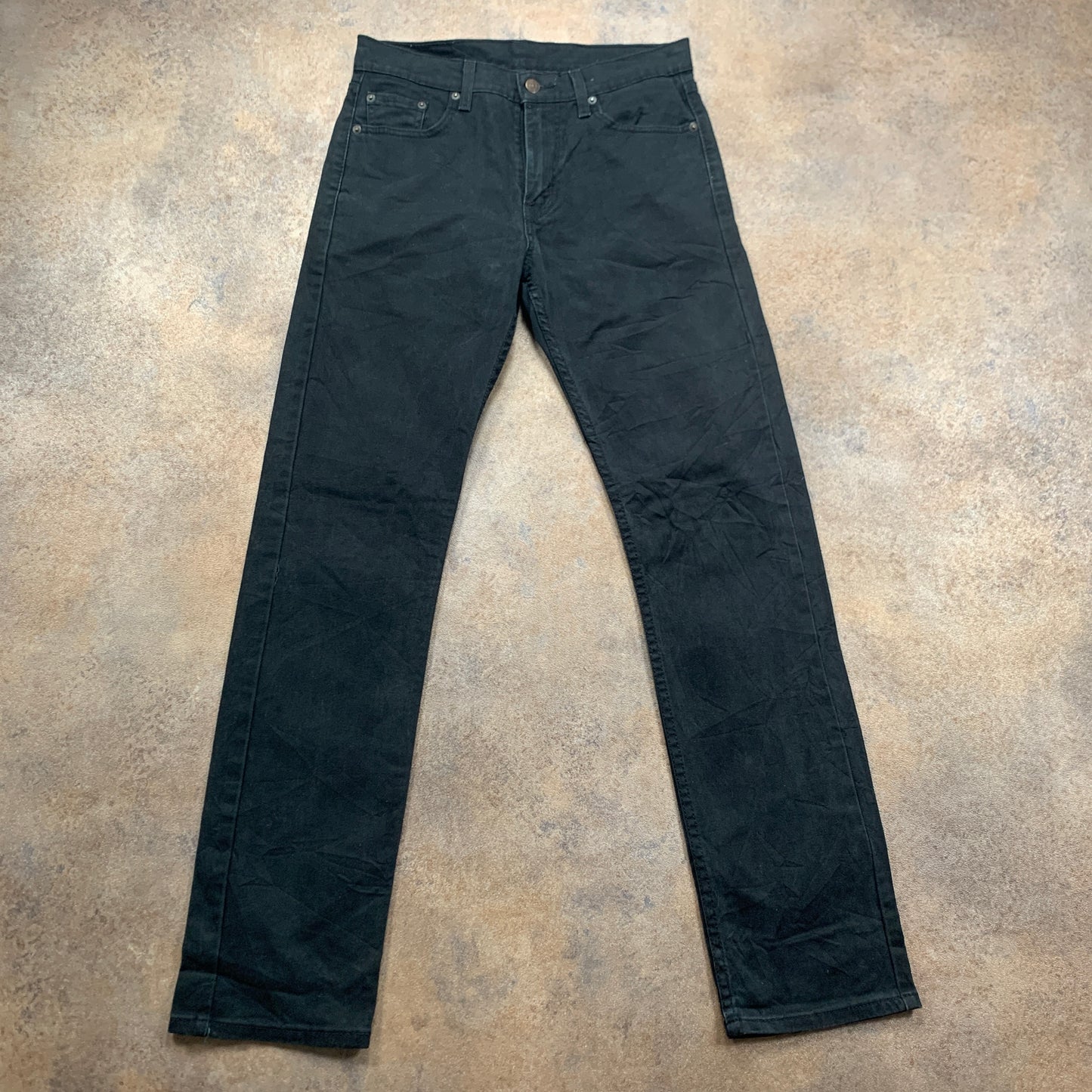 LEVI'S 513 Jeans W29 L32 Mens Slim Fit Black