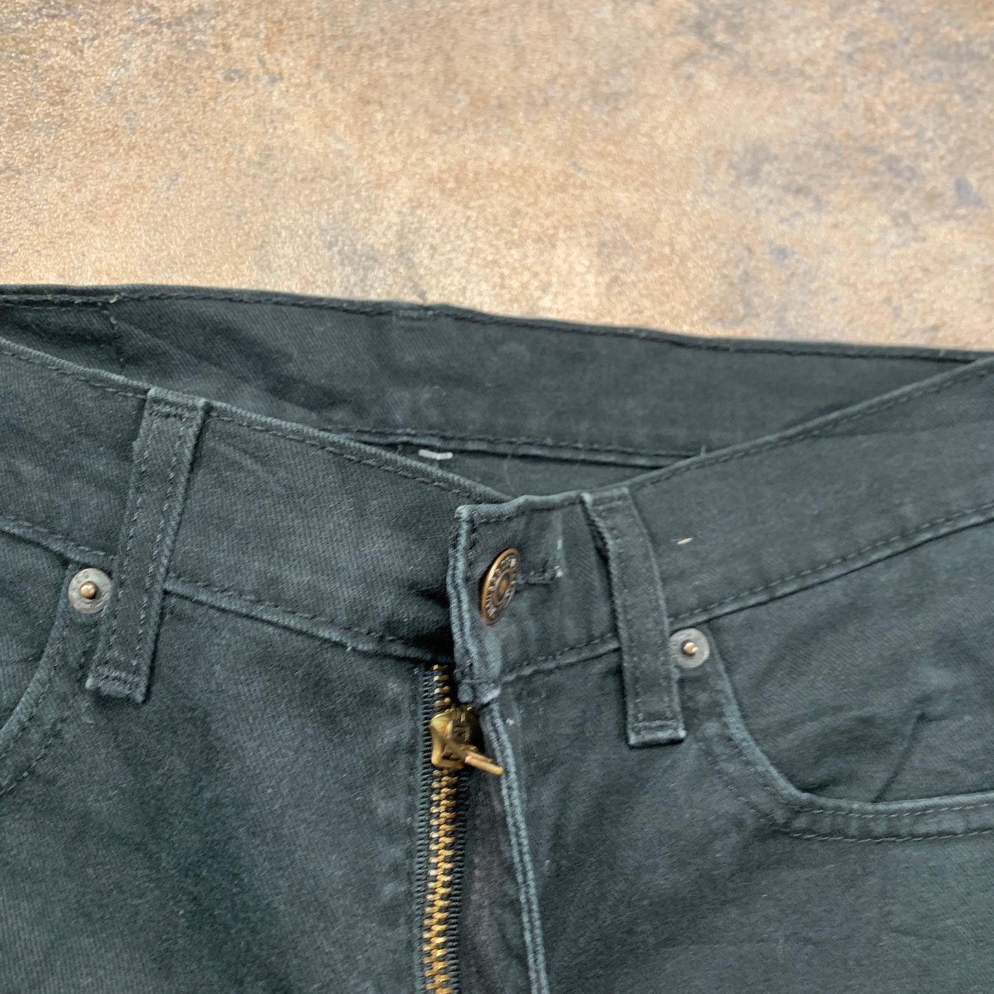 LEVI'S 513 Jeans W29 L32 Mens Slim Fit Black