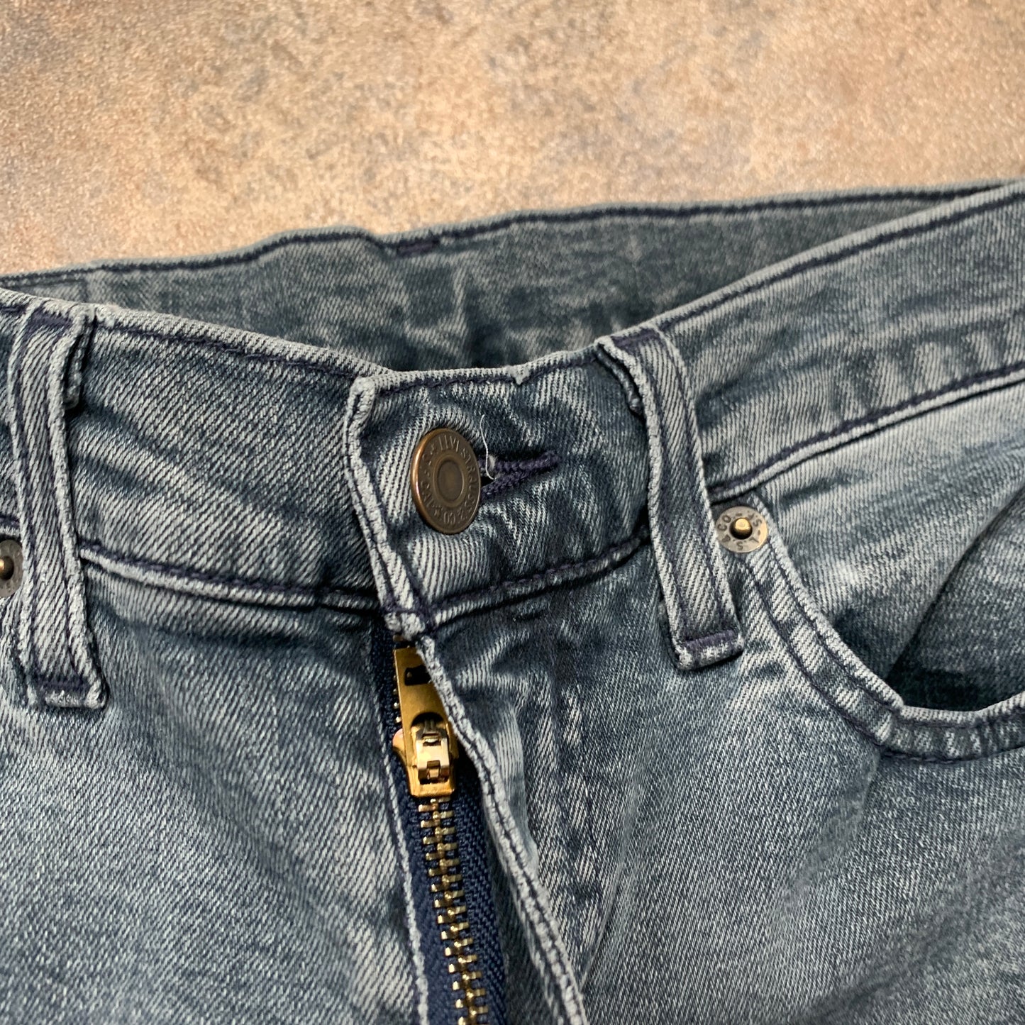 LEVI'S 510 Jeans W29 L33 Mens Skinny Fit Blue