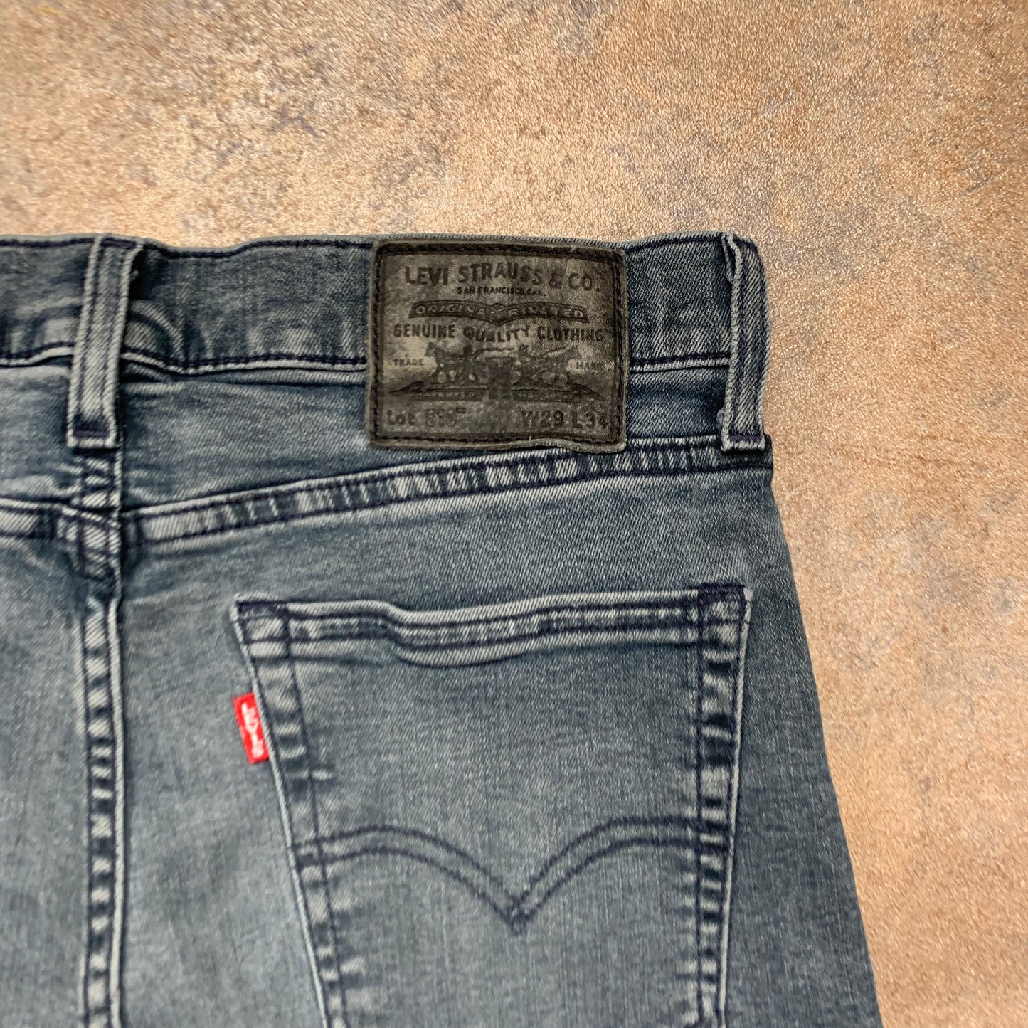 LEVI'S 510 Jeans W29 L33 Mens Skinny Fit Blue