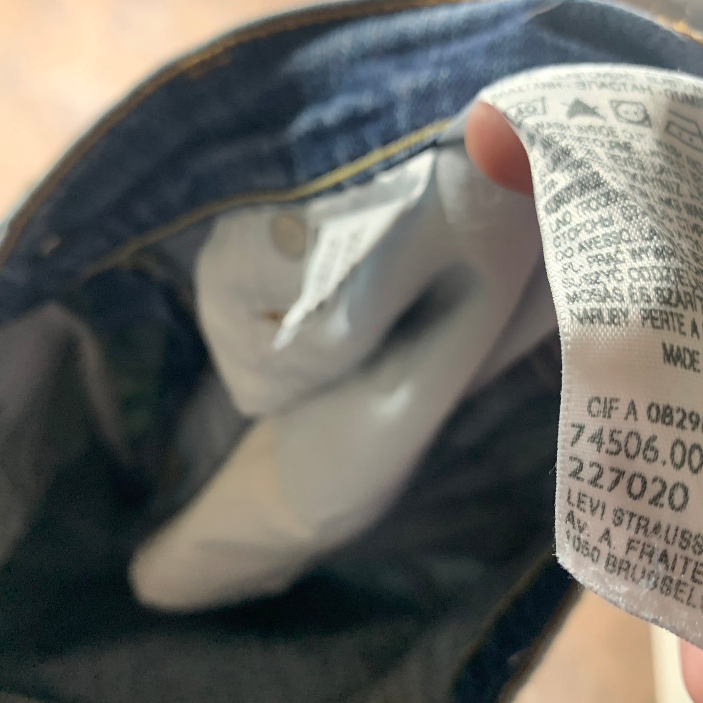 Vintage LEVI'S 506 Jeans W30 L29 Mens Regular Fit Straight Blue