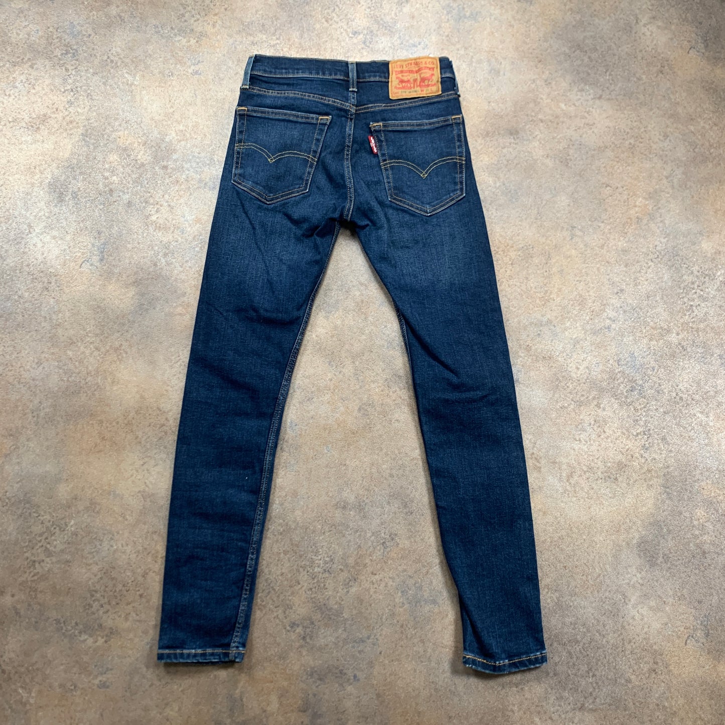 LEVI'S 519 Jeans W28 L30 Mens Skinny Fit Blue