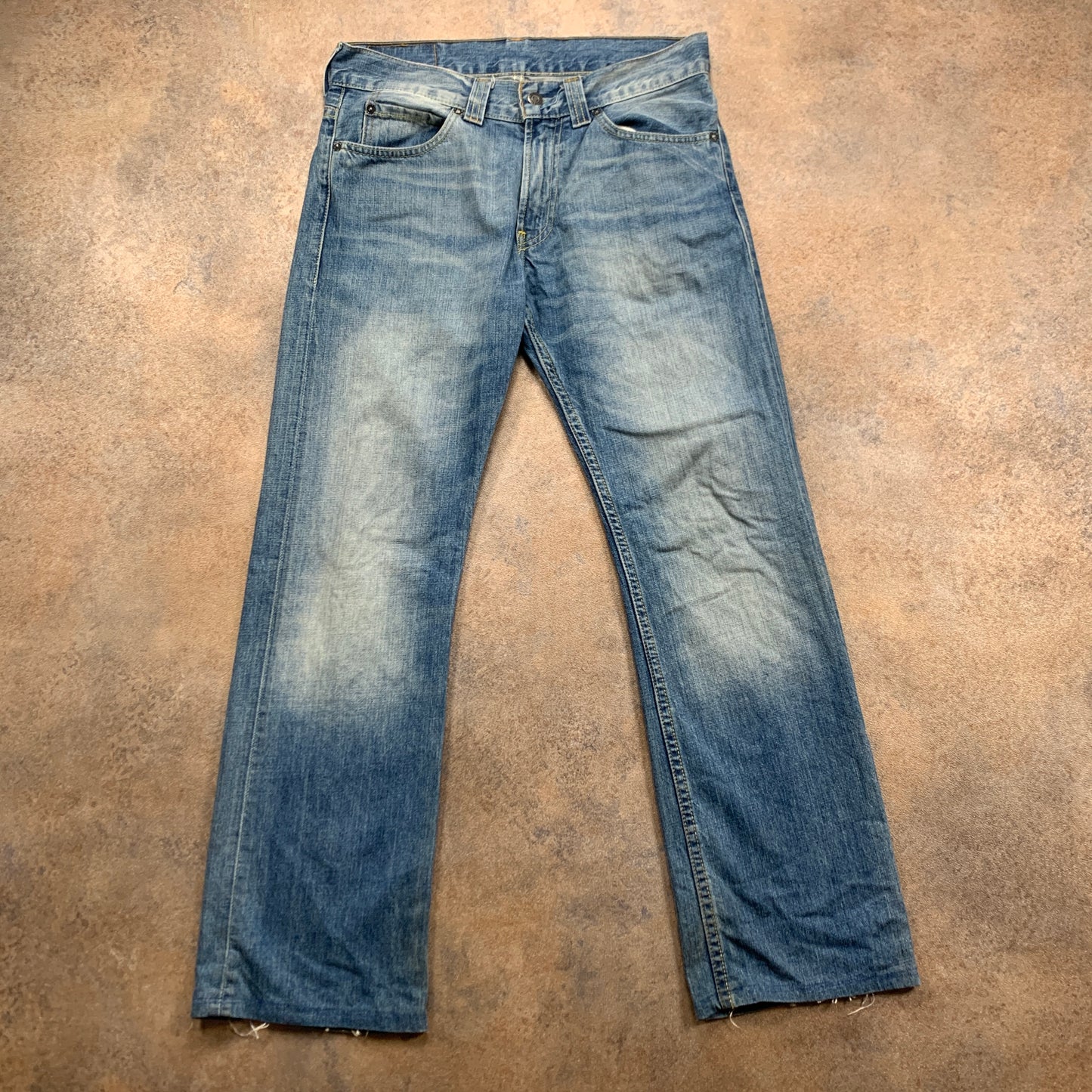 LEVI'S 506 Jeans W30 L29 Mens Regular Fit Straight Blue