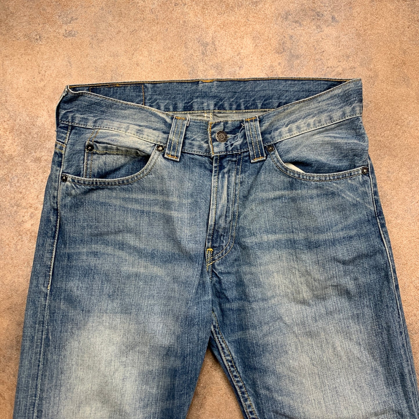 LEVI'S 506 Jeans W30 L29 Mens Regular Fit Straight Blue