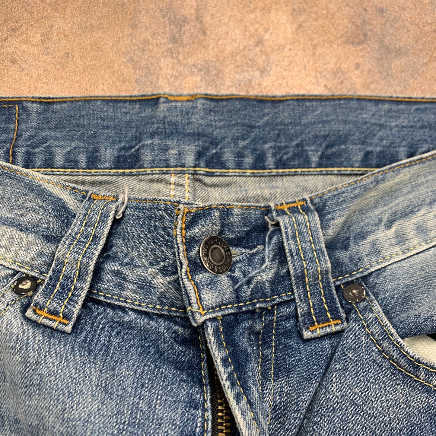 LEVI'S 506 Jeans W30 L29 Mens Regular Fit Straight Blue