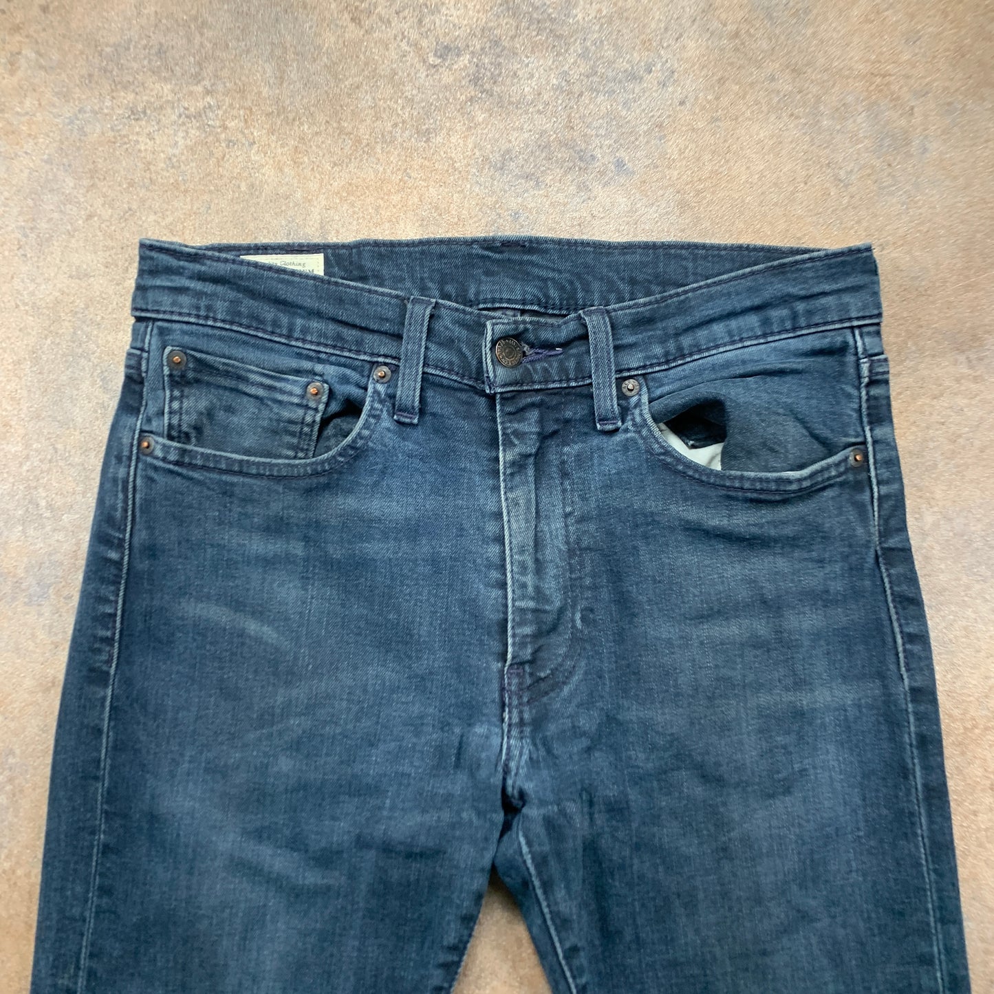 LEVI'S 519 Jeans W32 L30 Mens Skinny Fit Blue