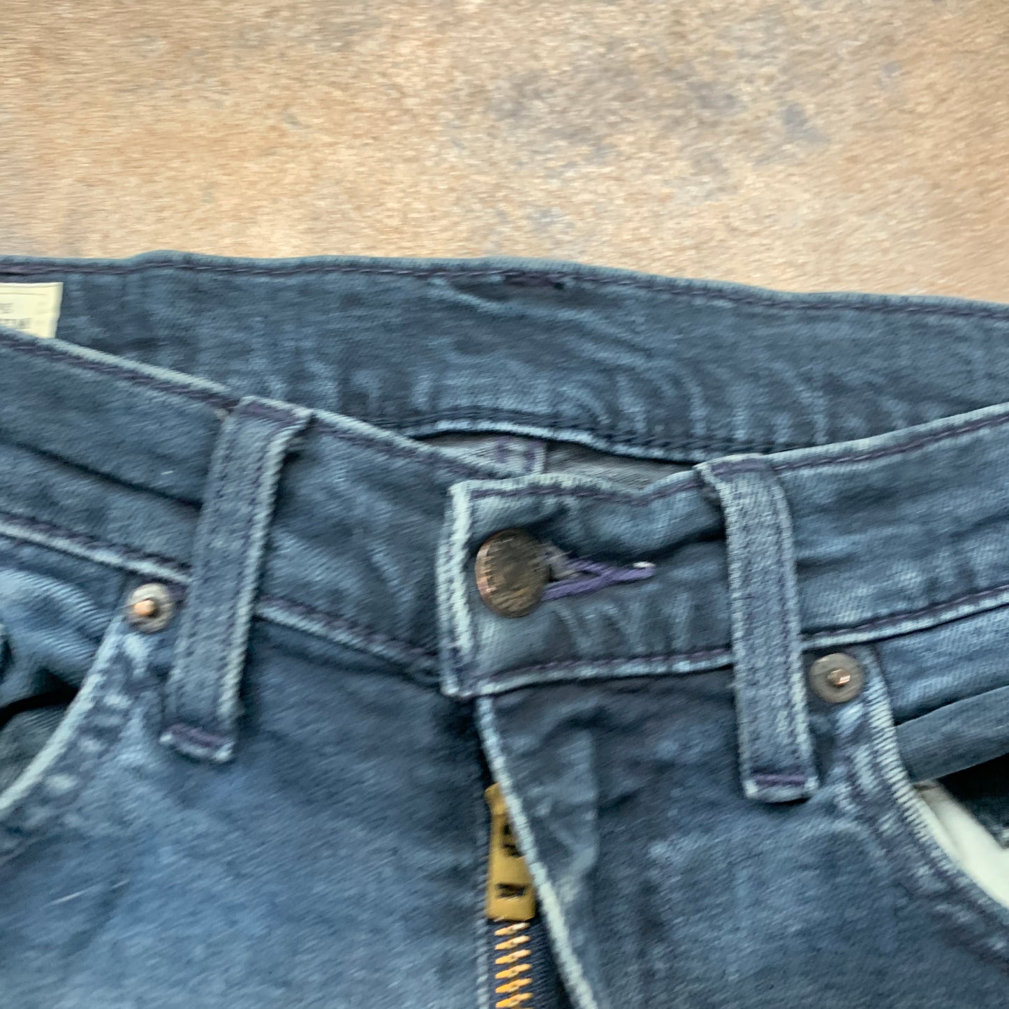 LEVI'S 519 Jeans W32 L30 Mens Skinny Fit Blue