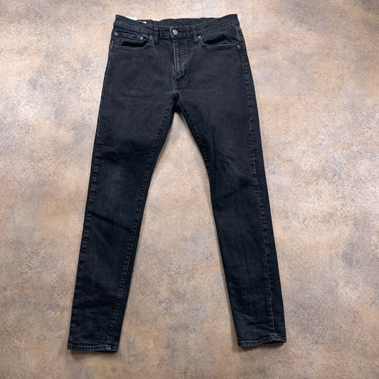 LEVI'S Skinny Tapered Jeans W36 L31 Mens Grey