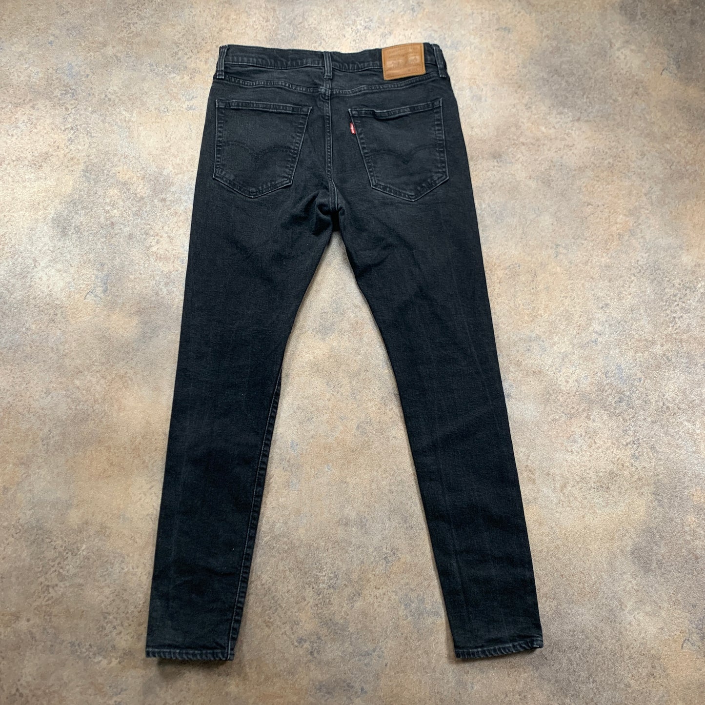 LEVI'S Skinny Tapered Jeans W36 L31 Mens Grey