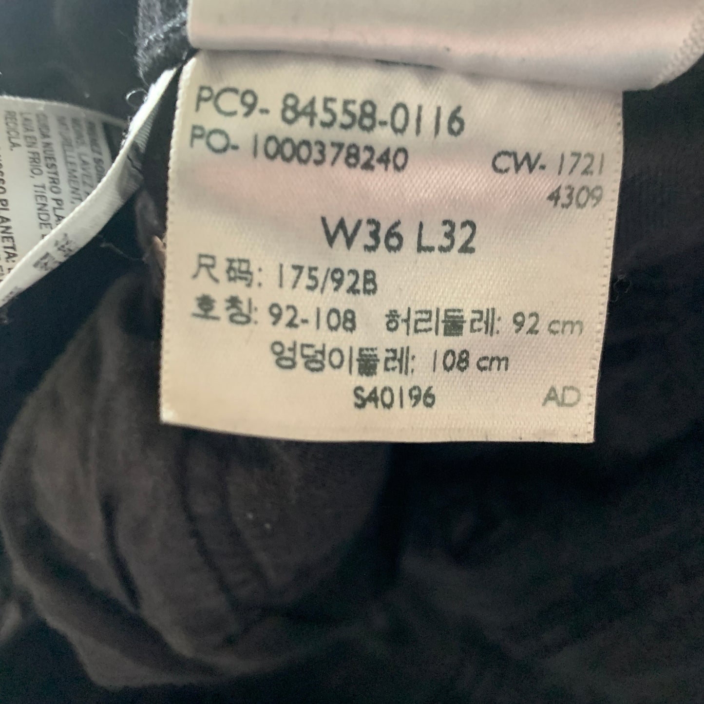 LEVI'S Skinny Tapered Jeans W36 L31 Mens Grey