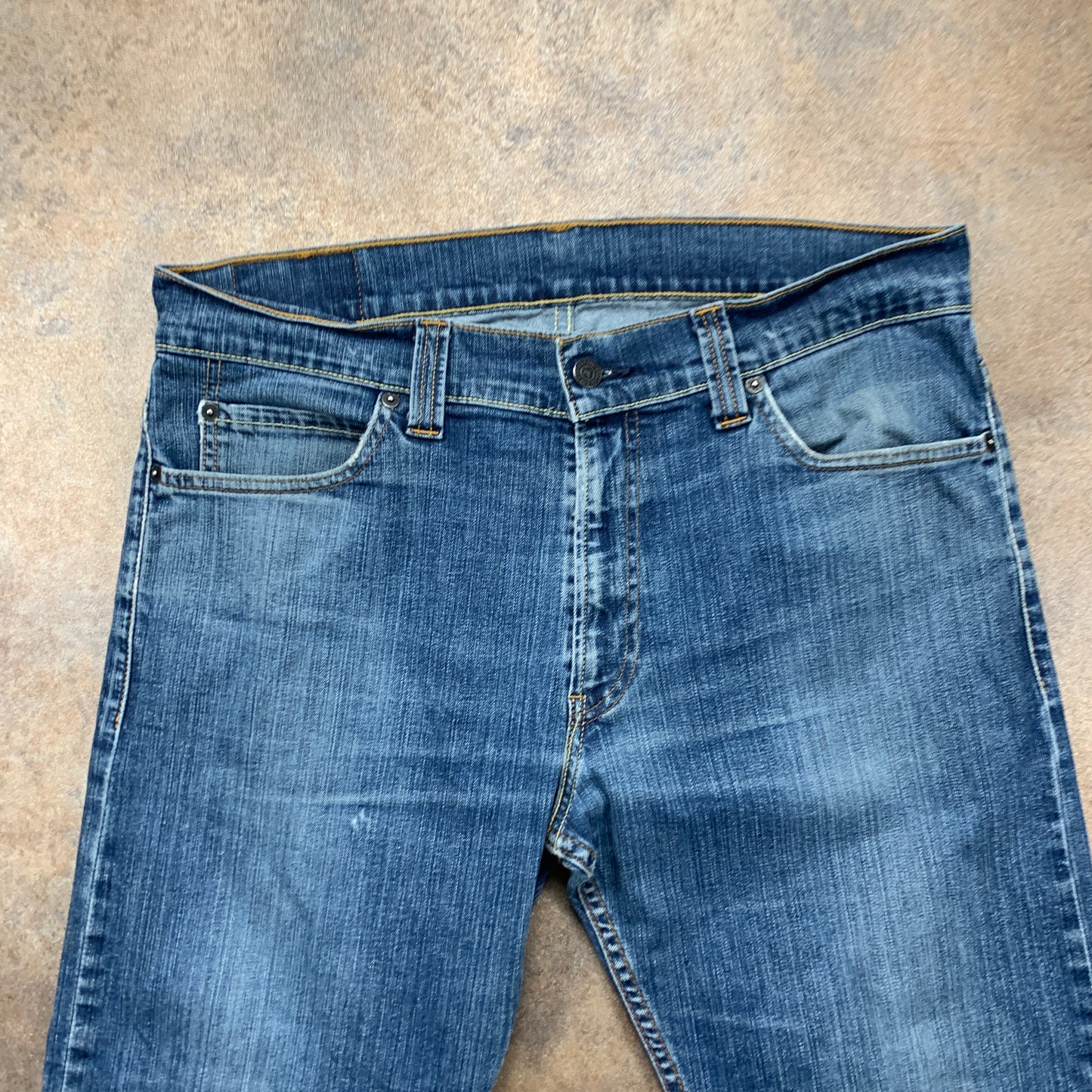 Vintage LEVI'S 506 Jeans W36 L30 Mens Regular Fit Straight Blue