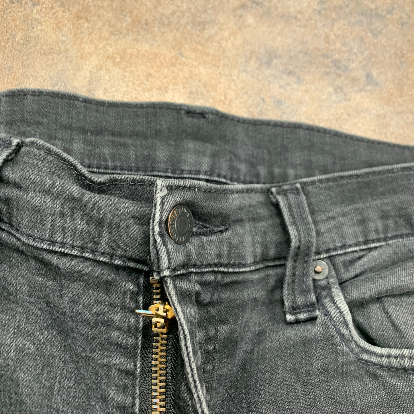 LEVI'S 510 Jeans W32 L32 Mens Skinny Fit Grey