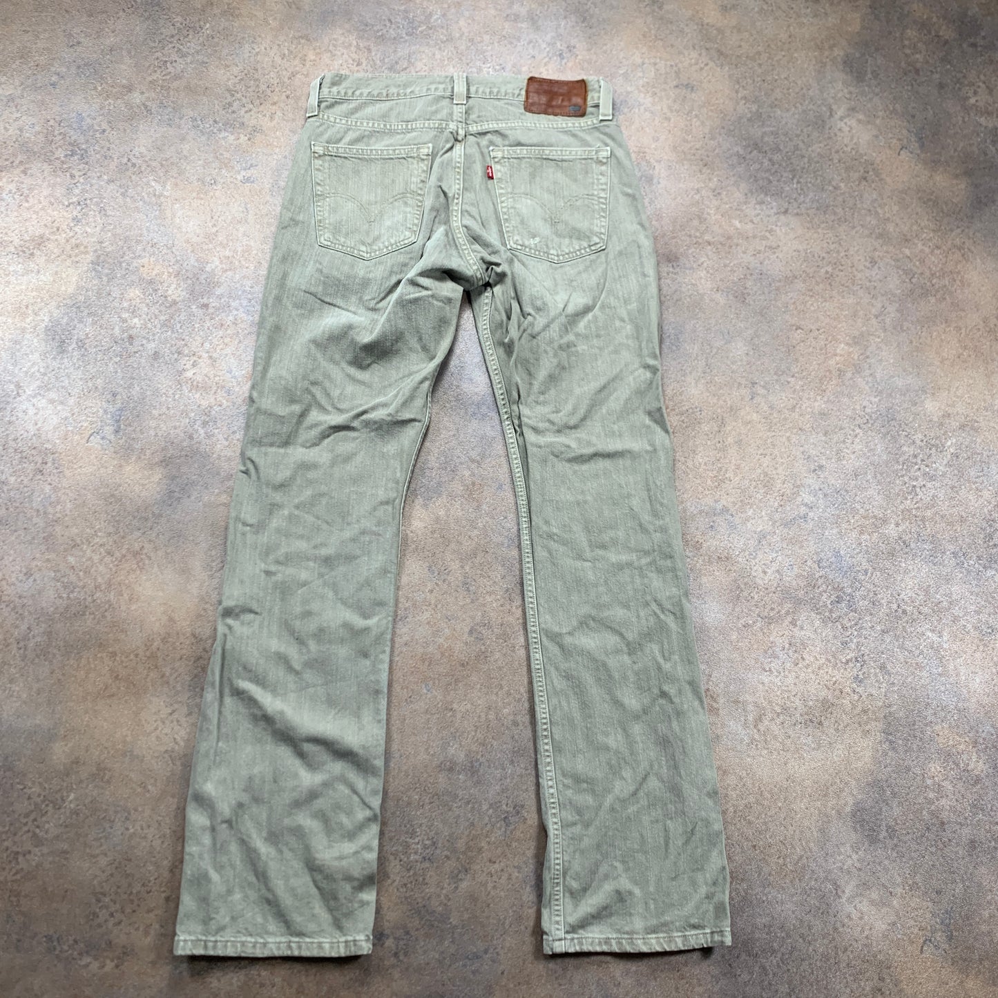Vintage LEVI'S 514 Jeans W31 L32 Mens Regular Fit Straight Beige