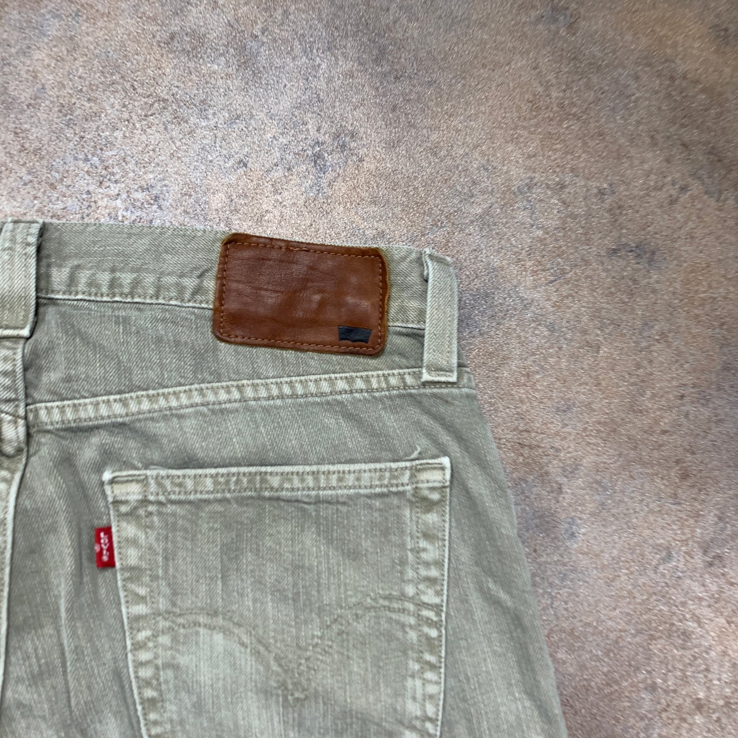 Vintage LEVI'S 514 Jeans W31 L32 Mens Regular Fit Straight Beige