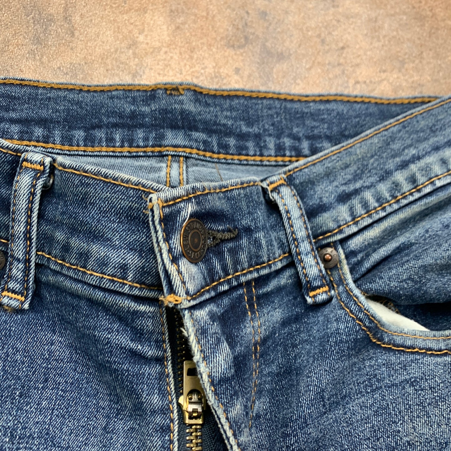 LEVI'S 505 Jeans W30 L30 Mens Regular Fit Straight Blue