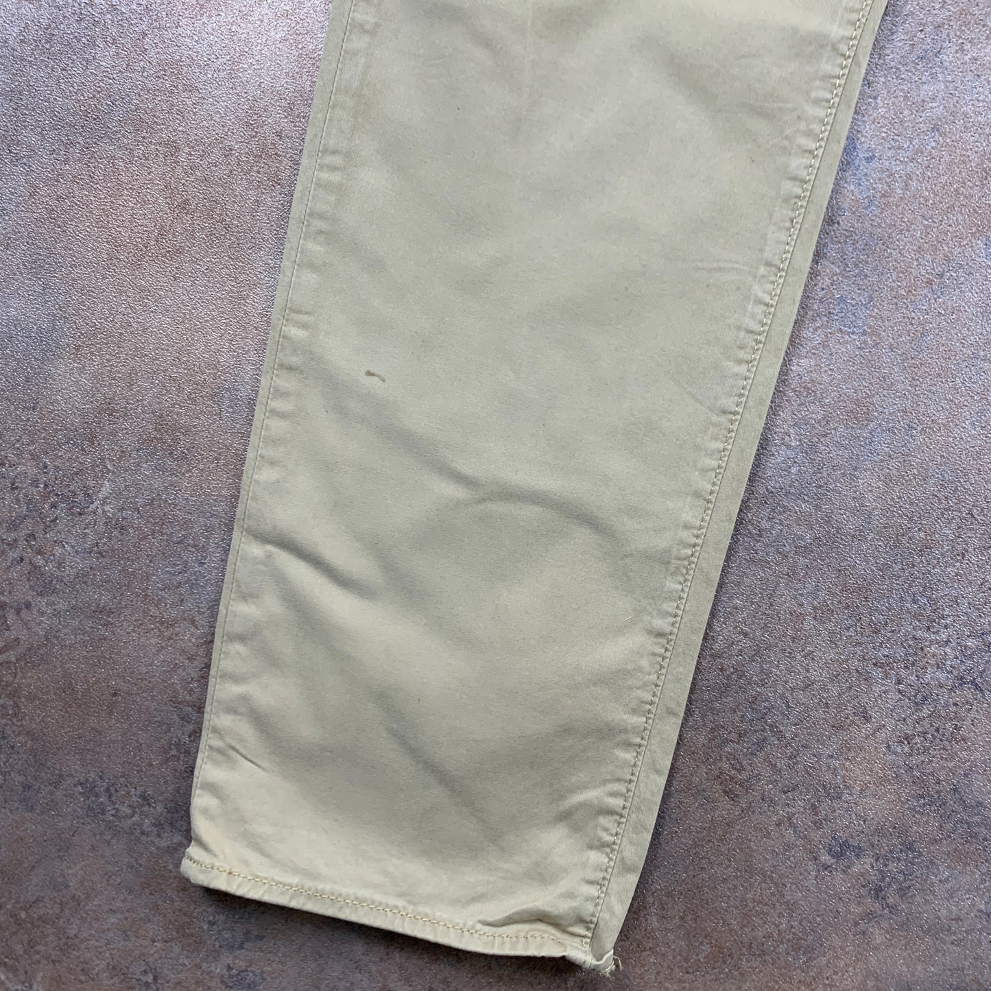 LEVI'S 751 Jeans W32 L30 Mens Regular Fit Straight Beige