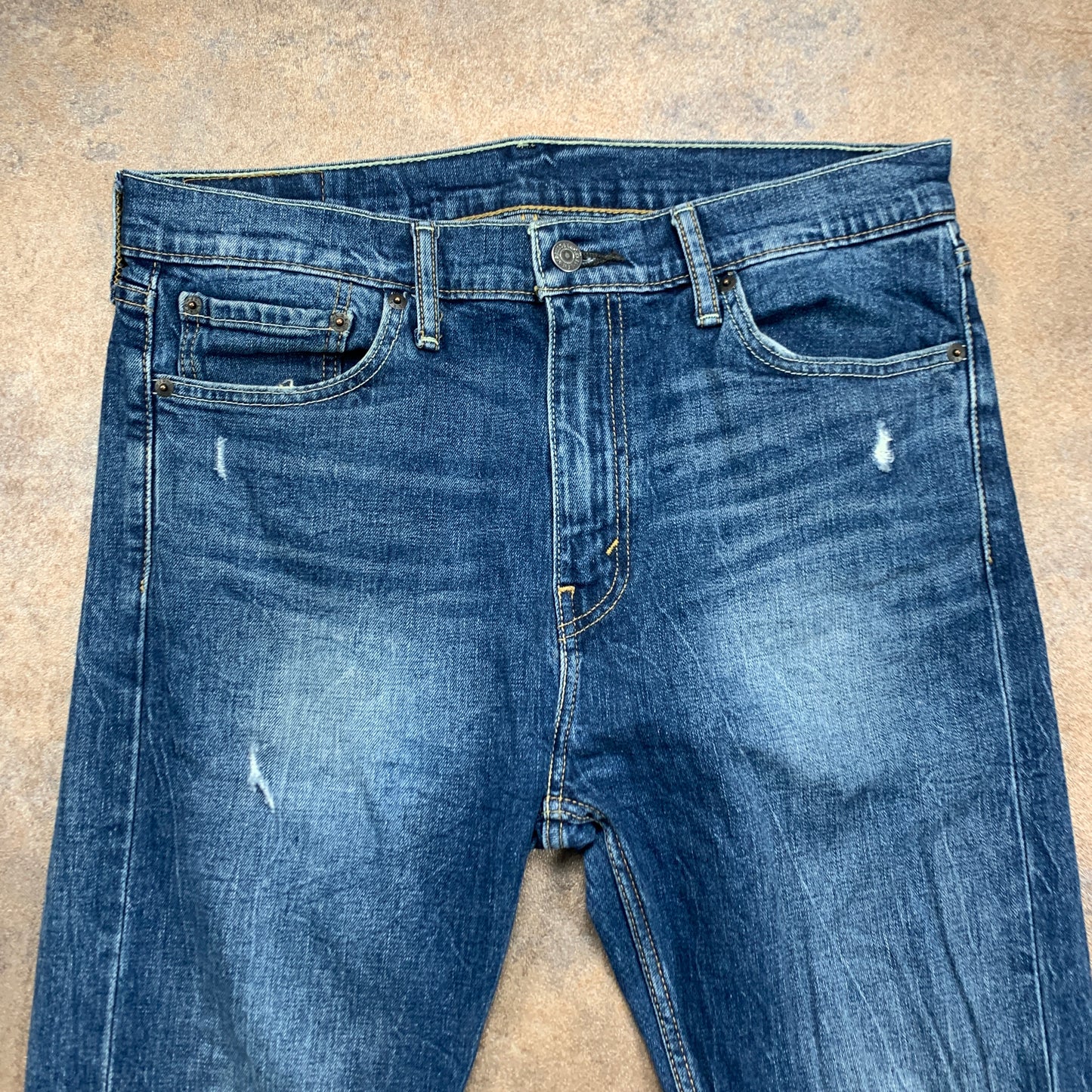 LEVI'S 510 Jeans W33 L31 Mens Skinny Fit Blue