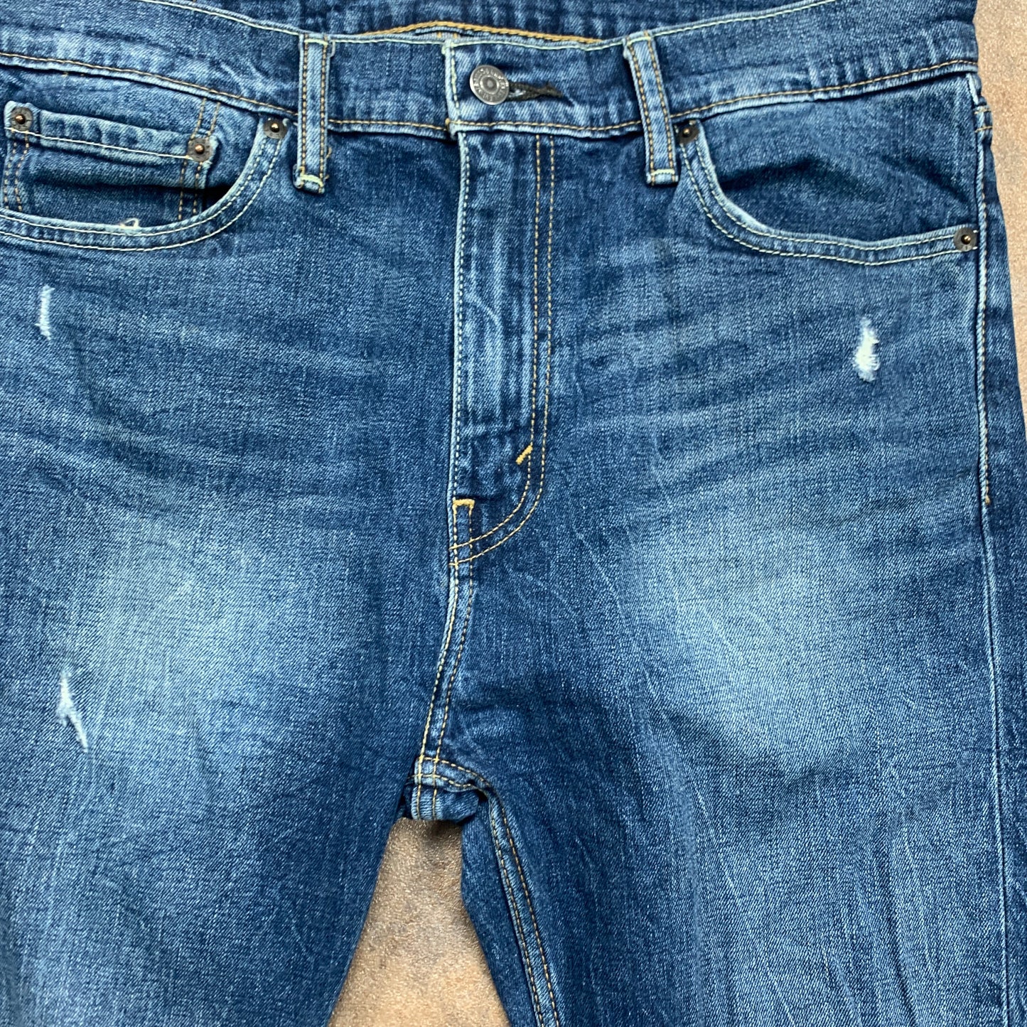 LEVI'S 510 Jeans W33 L31 Mens Skinny Fit Blue