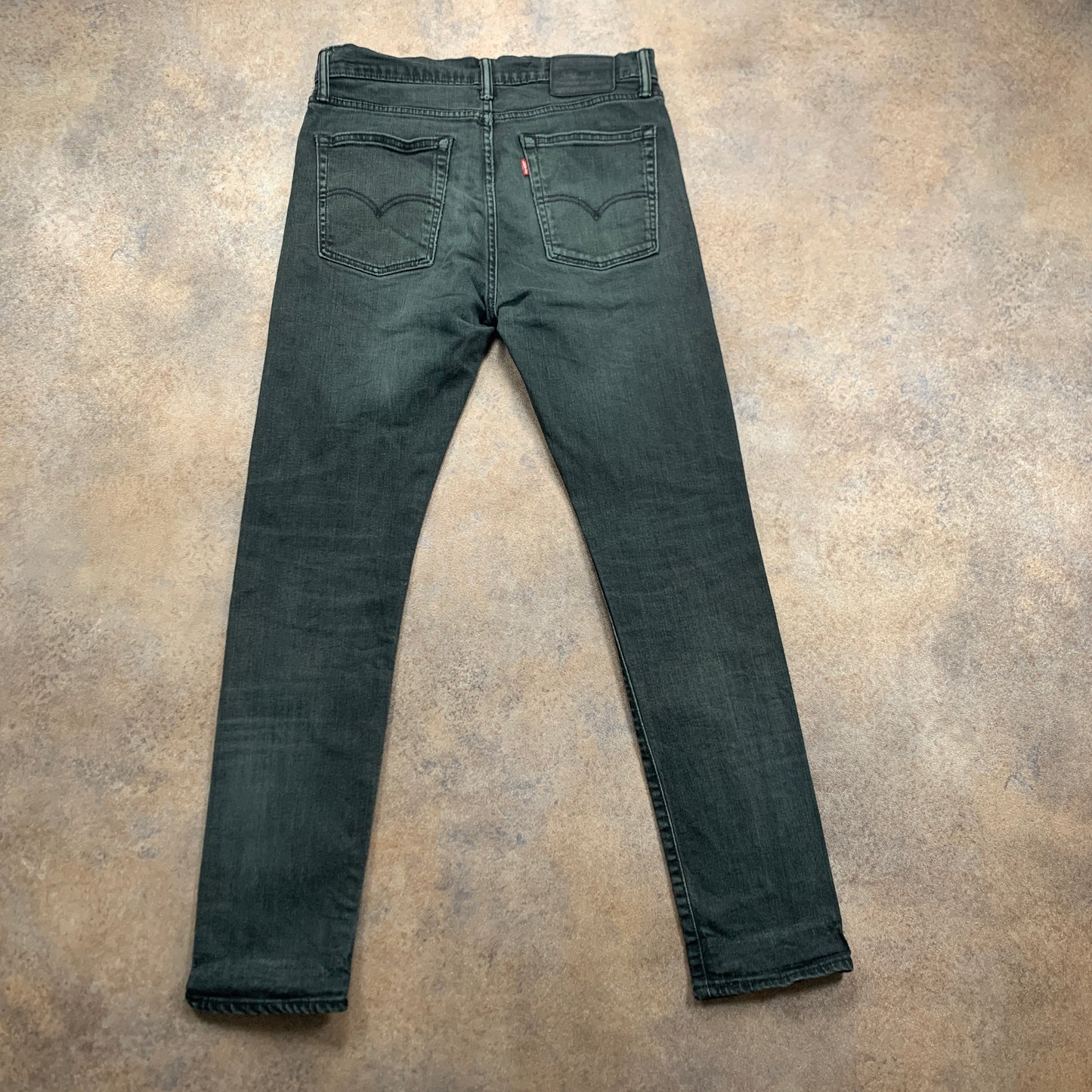 LEVI'S 510 Jeans W32 L30 Mens Skinny Fit Green