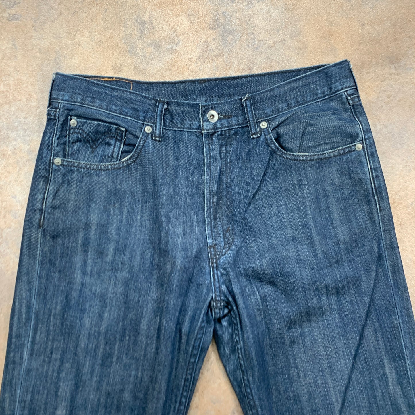 LEVI'S 506 Jeans W34 L28 Mens Regular Fit Straight Blue