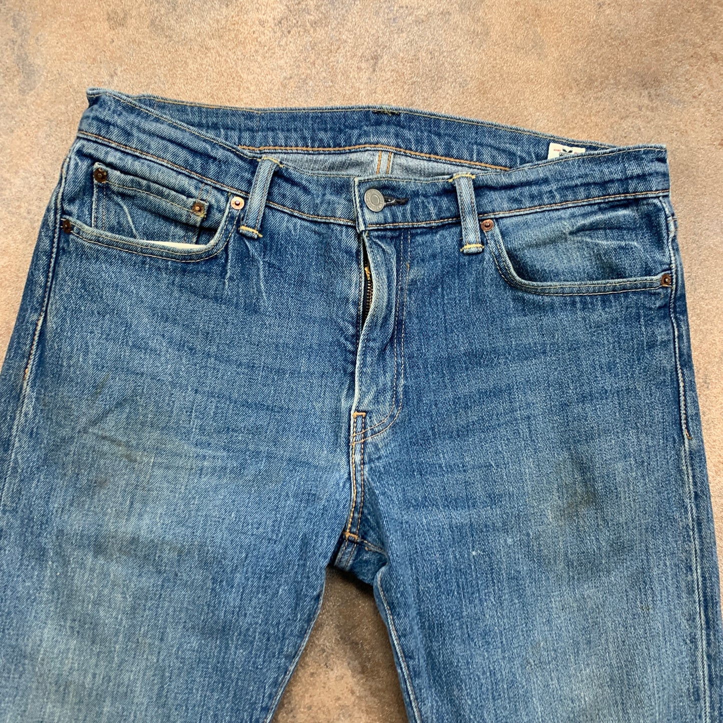 LEVI'S 504 Jeans W32 L30 Mens Regular Fit Straight Blue