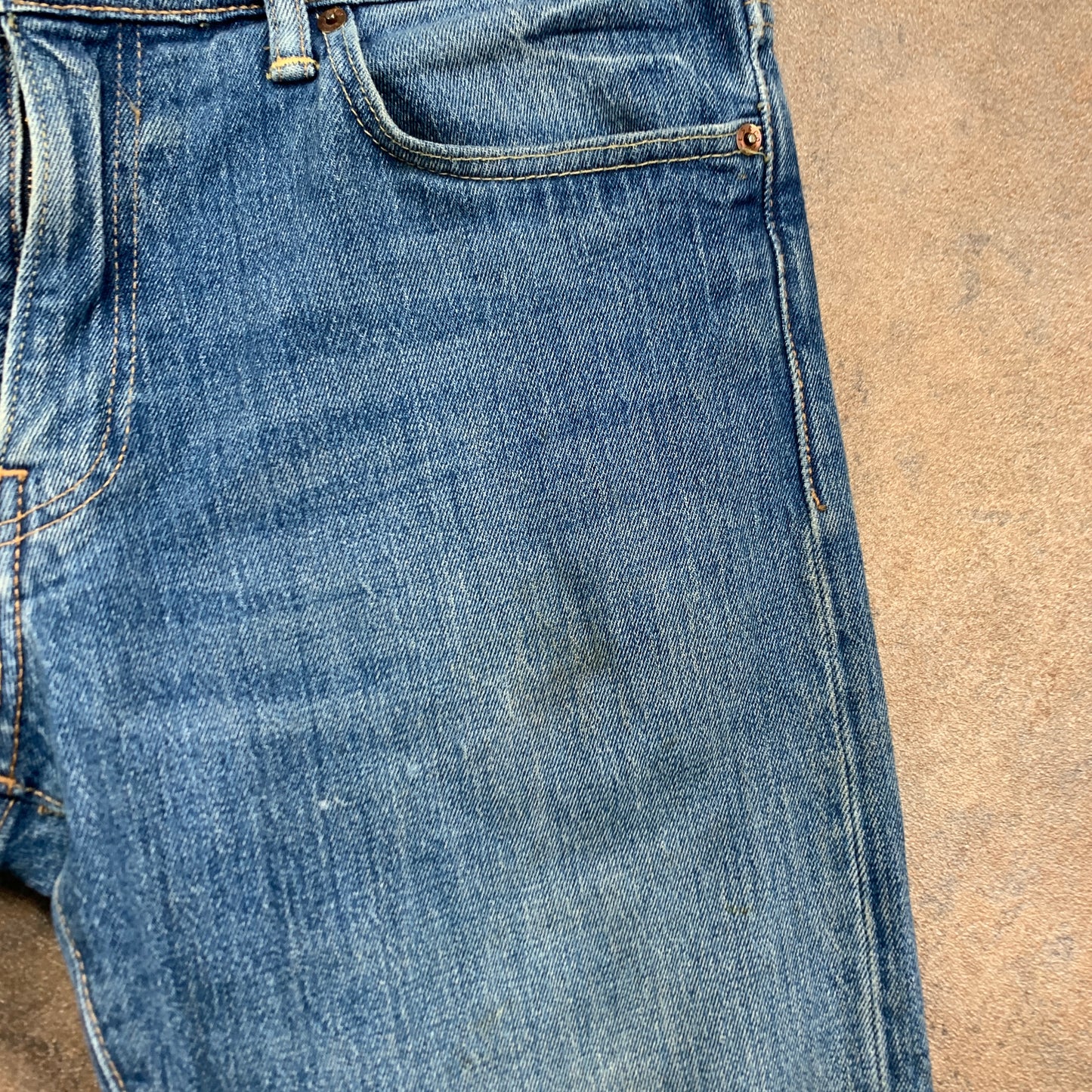 LEVI'S 504 Jeans W32 L30 Mens Regular Fit Straight Blue