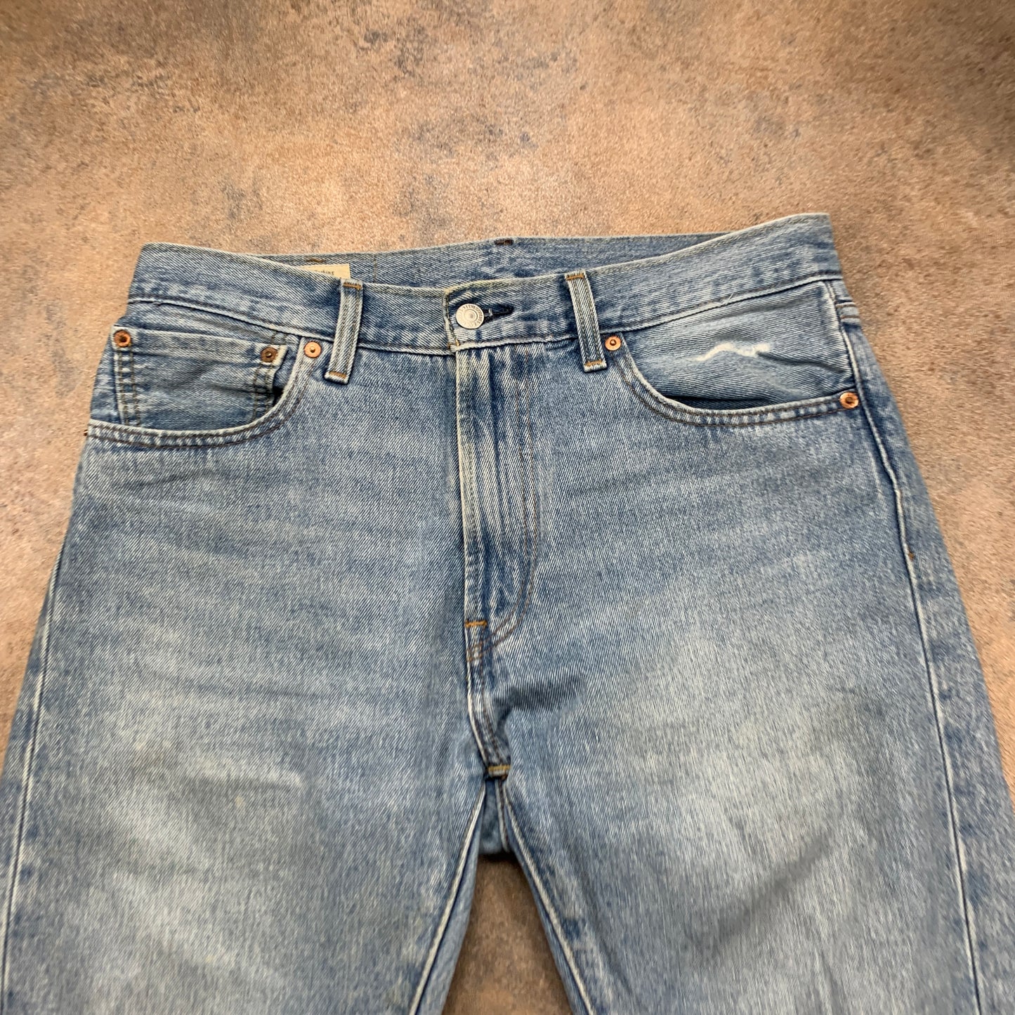 LEVI'S 551 Jeans W31 L27 Mens Regular Fit Straight Blue