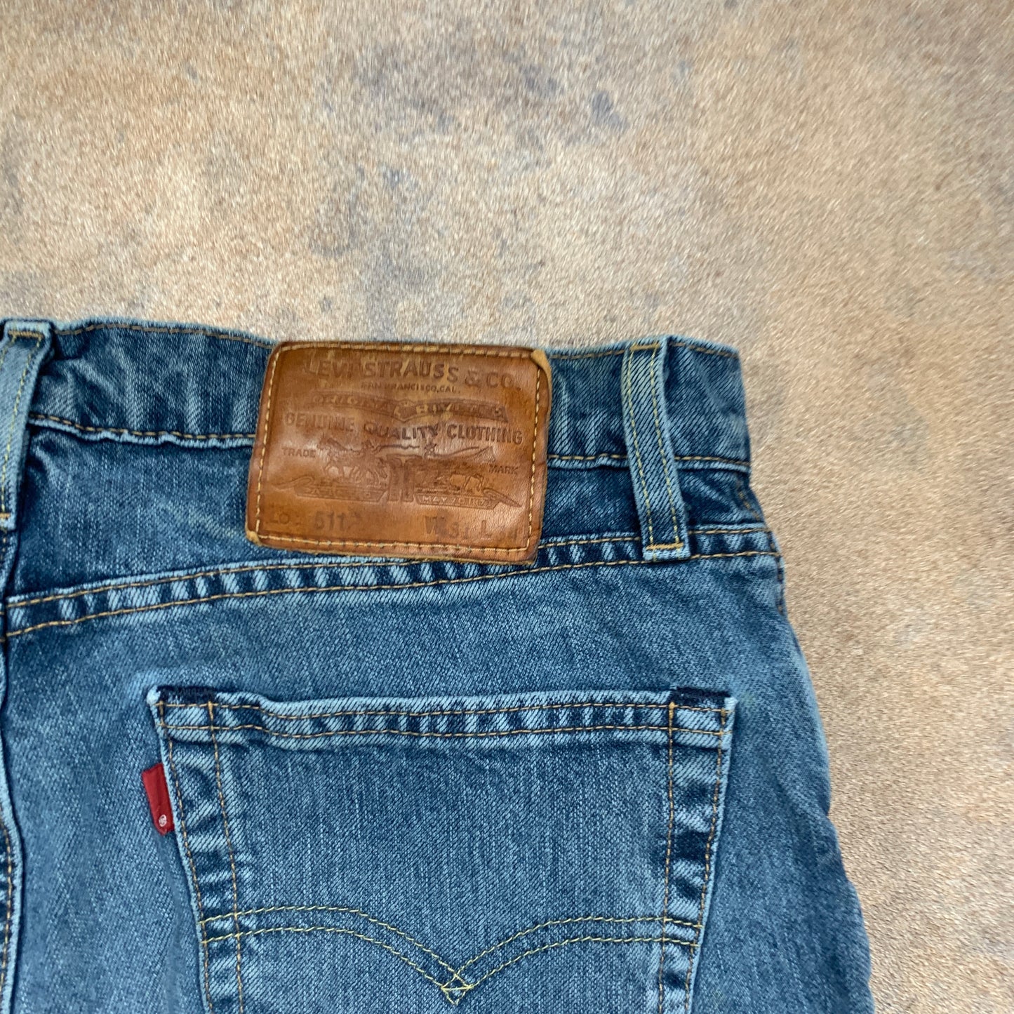 LEVI'S 511 Jeans W31 L32 Mens Slim Fit Blue