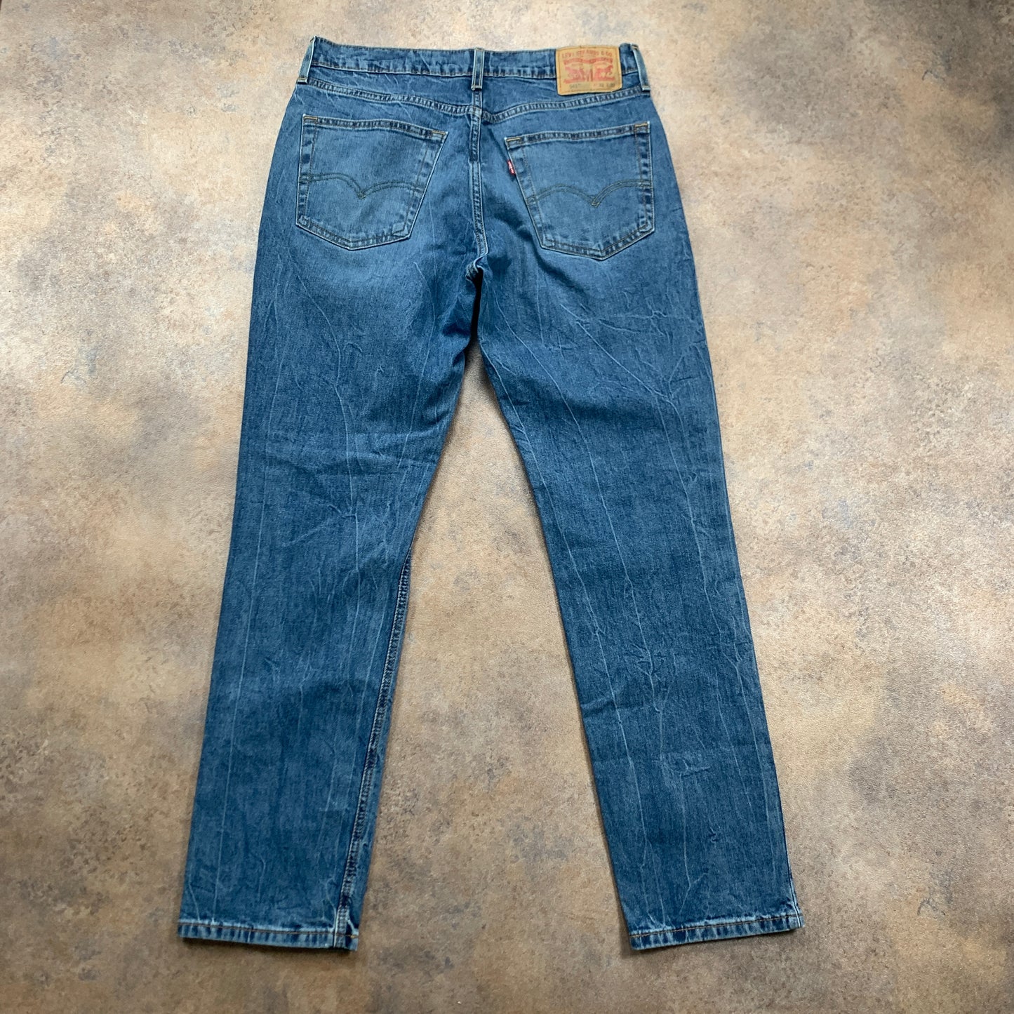 LEVI'S 541 Jeans W32 L31 Mens Slim Fit Tapered Blue