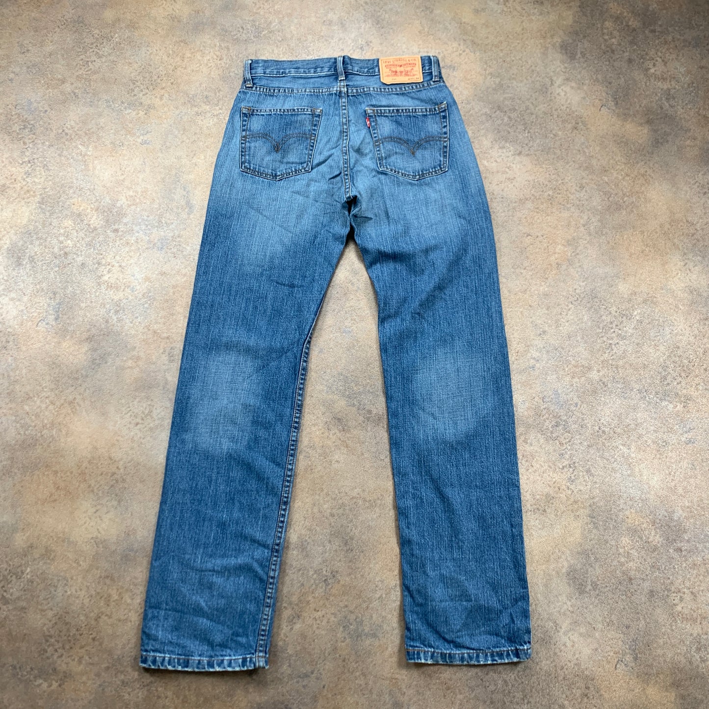 Vintage LEVI'S 751 Jeans W30 L33 Mens Regular Fit Straight Blue