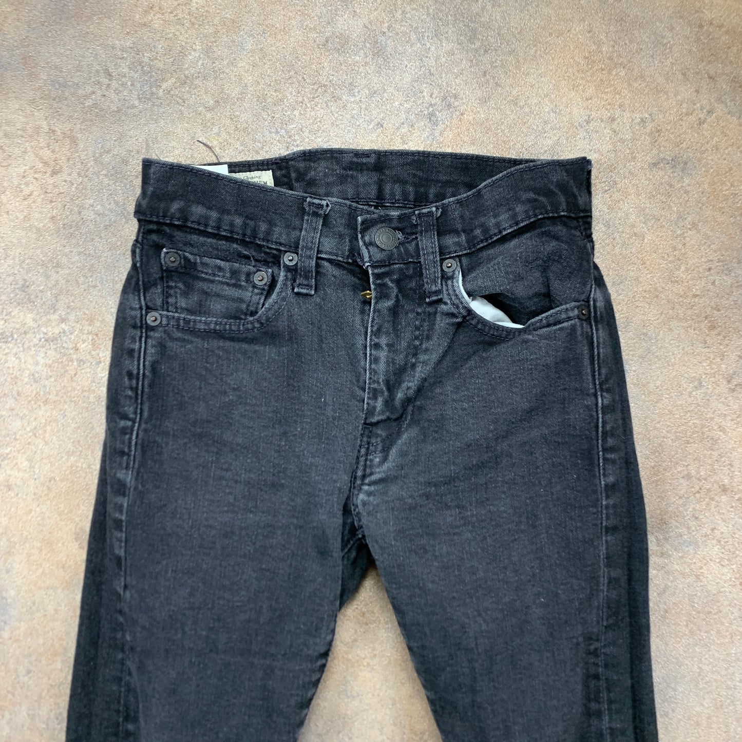 LEVI'S 519 Jeans W26 L29 Mens Skinny Fit Grey