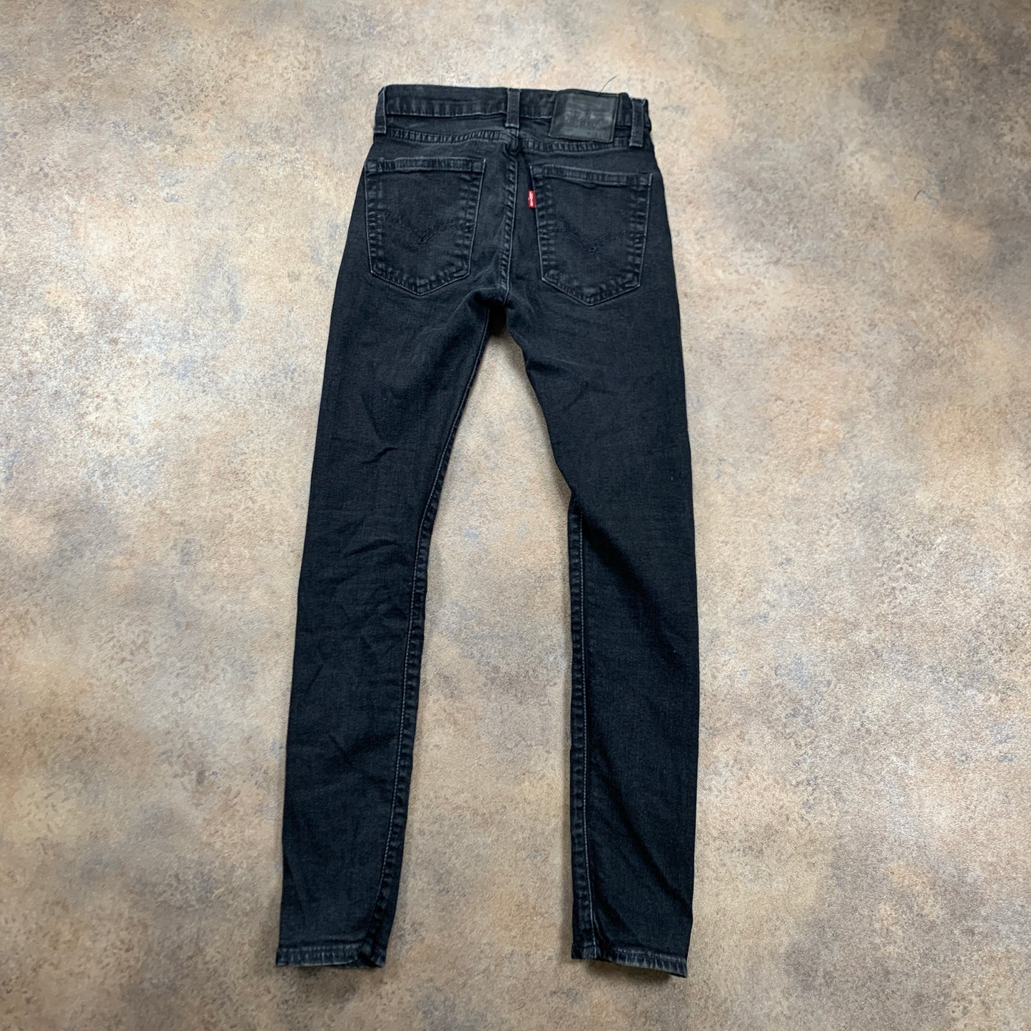 LEVI'S 519 Jeans W26 L29 Mens Skinny Fit Grey