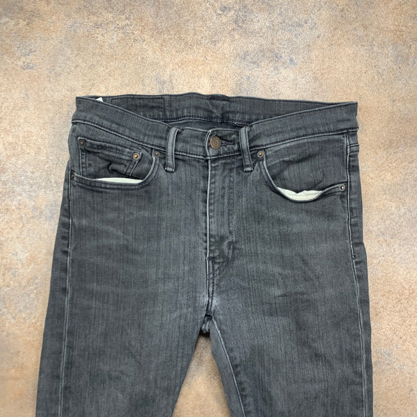 LEVI'S 519 Jeans W32 L26 Mens Skinny Fit Grey
