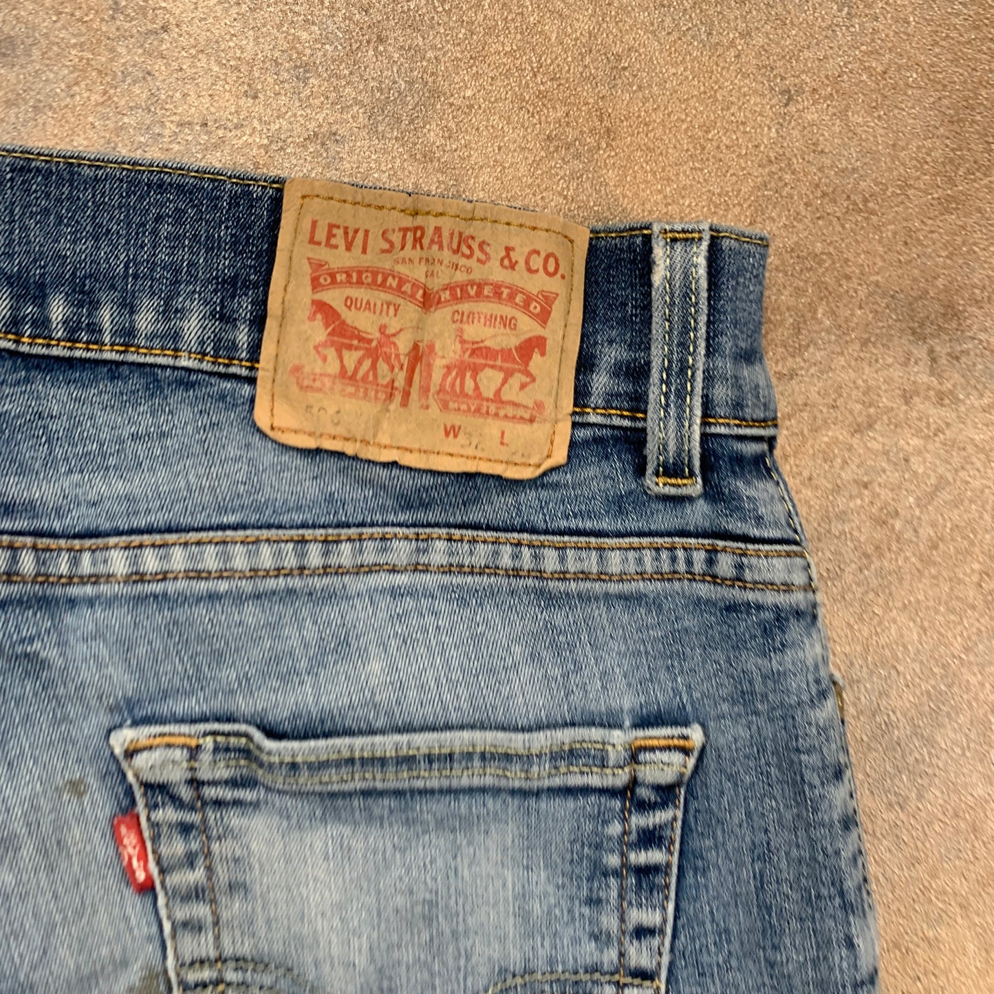 Vintage LEVI'S 506 Jeans W32 L31 Mens Regular Fit Straight Blue