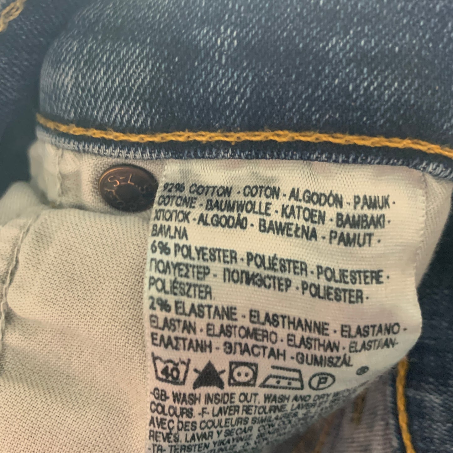 Vintage LEVI'S 506 Jeans W32 L31 Mens Regular Fit Straight Blue